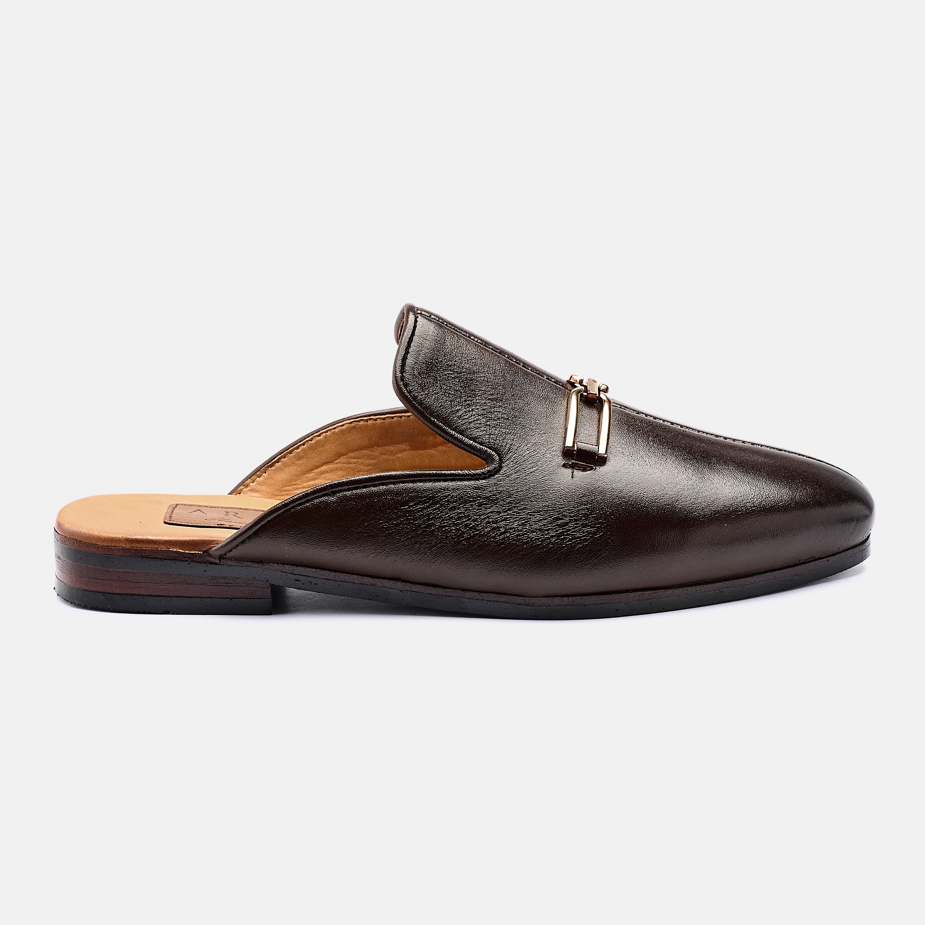 Middle Stitch HorseBit Half Shoe Cocoa