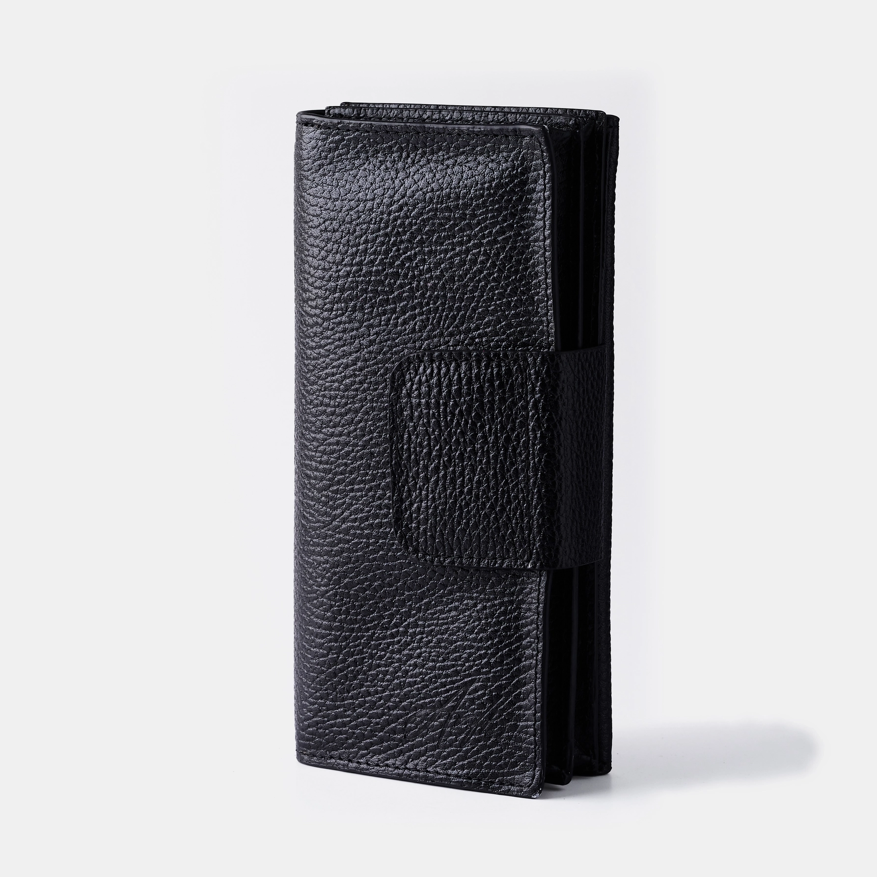 Multifunctional Magnet Long Wallet Black