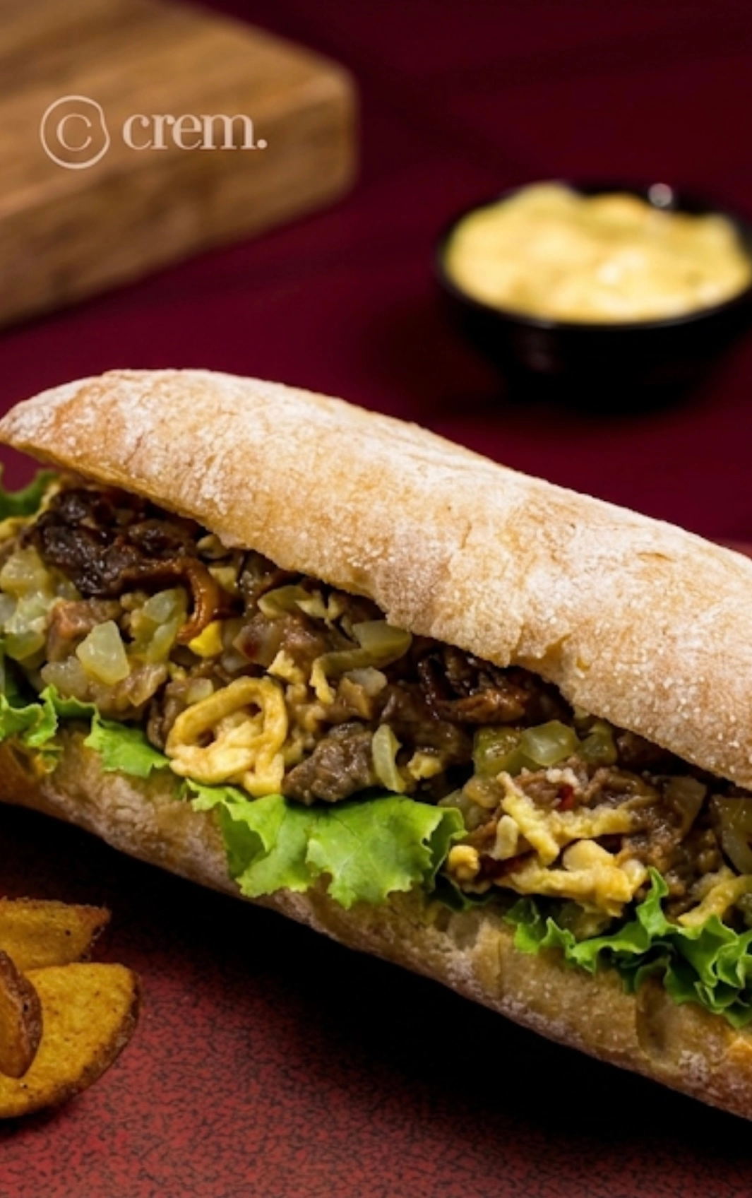 Crem Special Five Spice Beef Sandwich