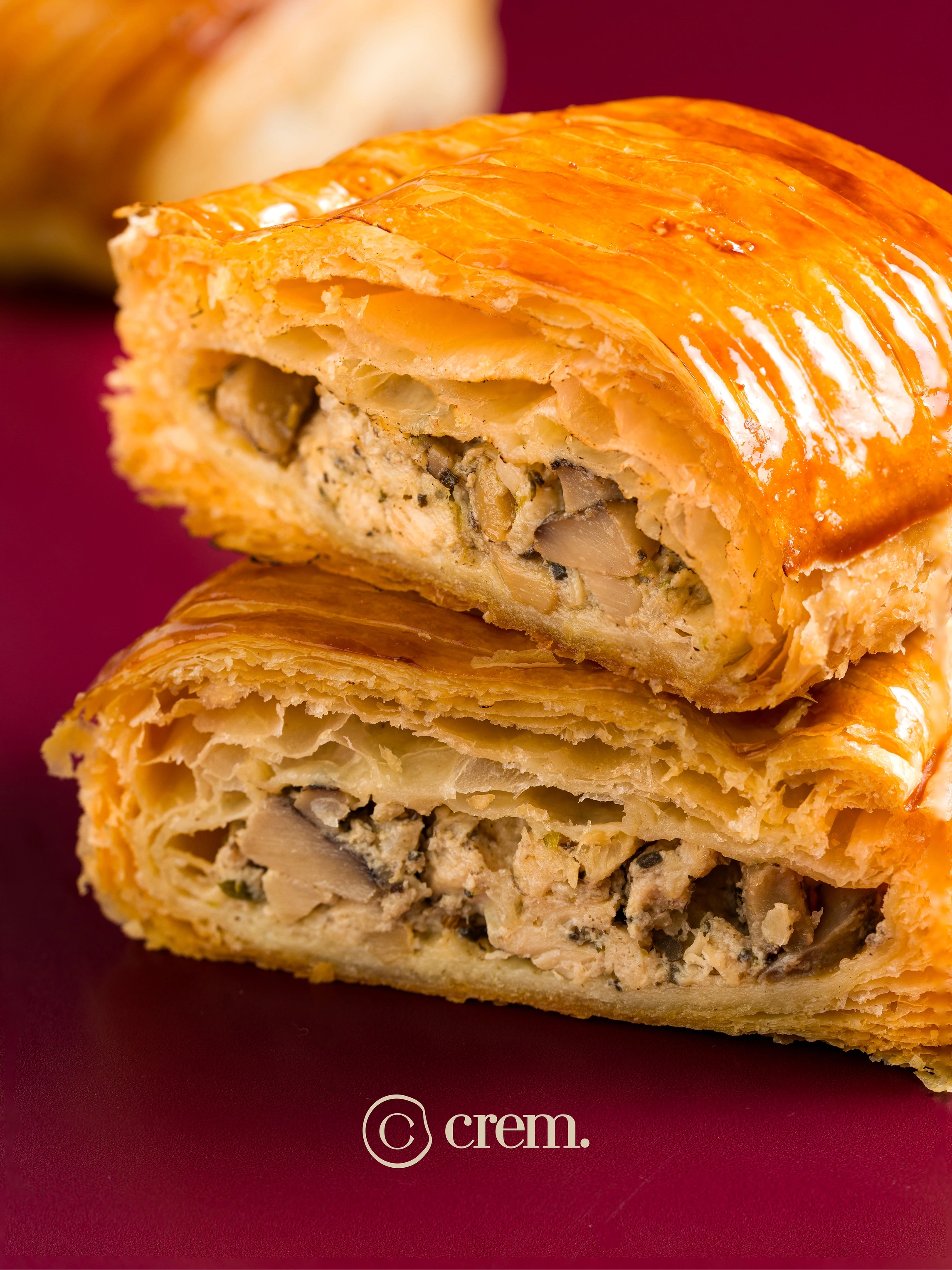 Creamy Truffle Chicken Puff