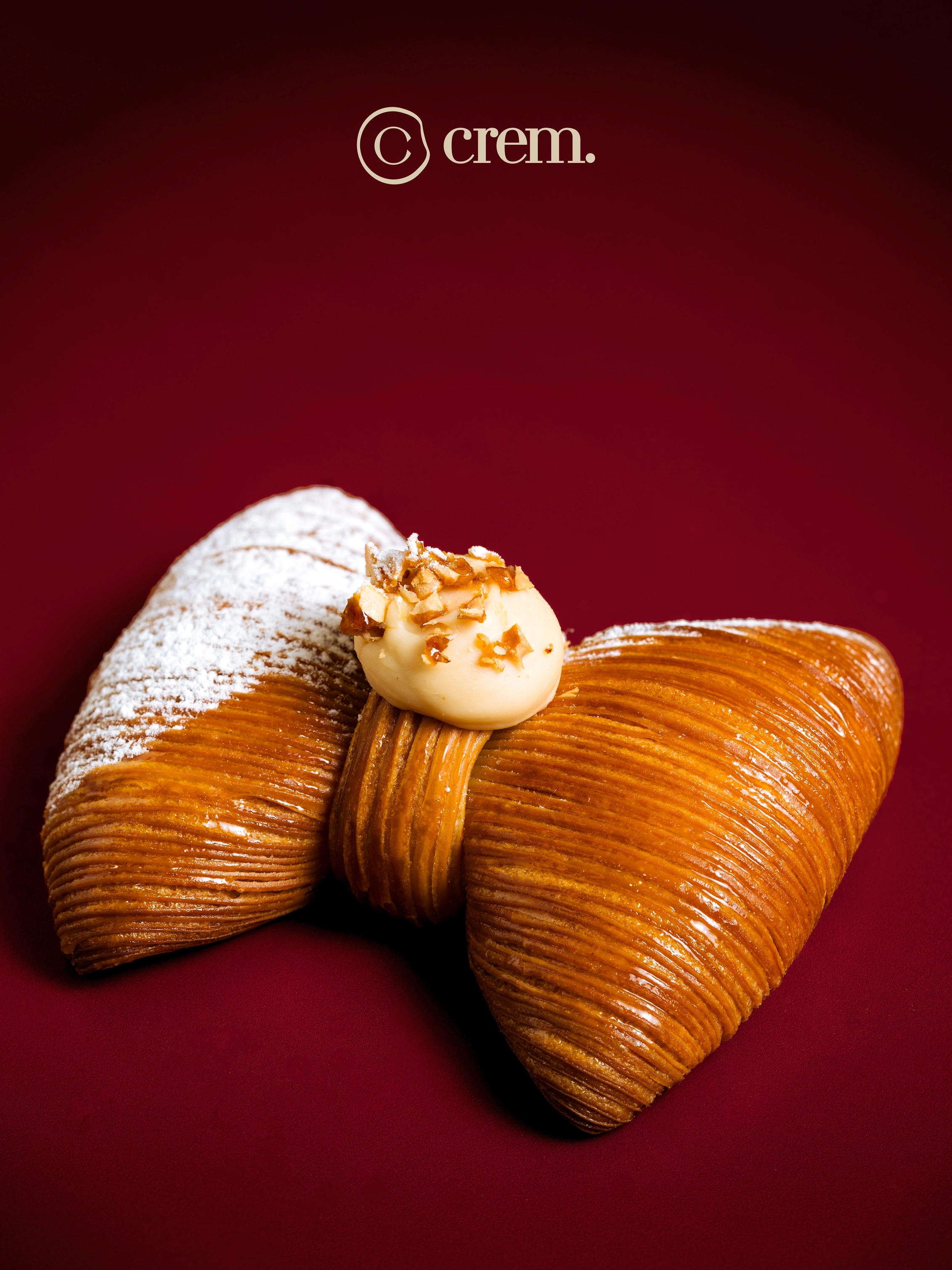 Peanut Bow Tie Croissant