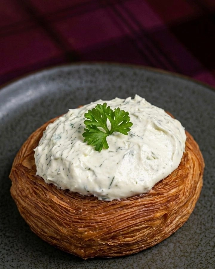 Caramelised Onion with Cream Cheese Danish