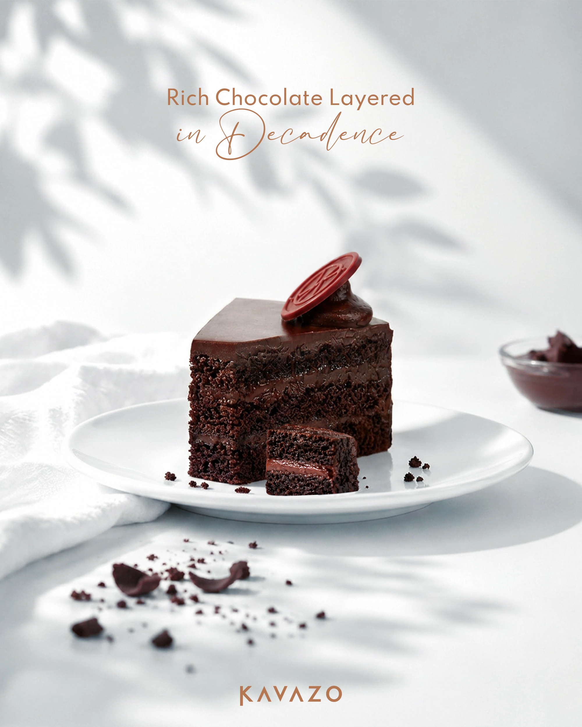 Chocolate Strawberry Delight Slice