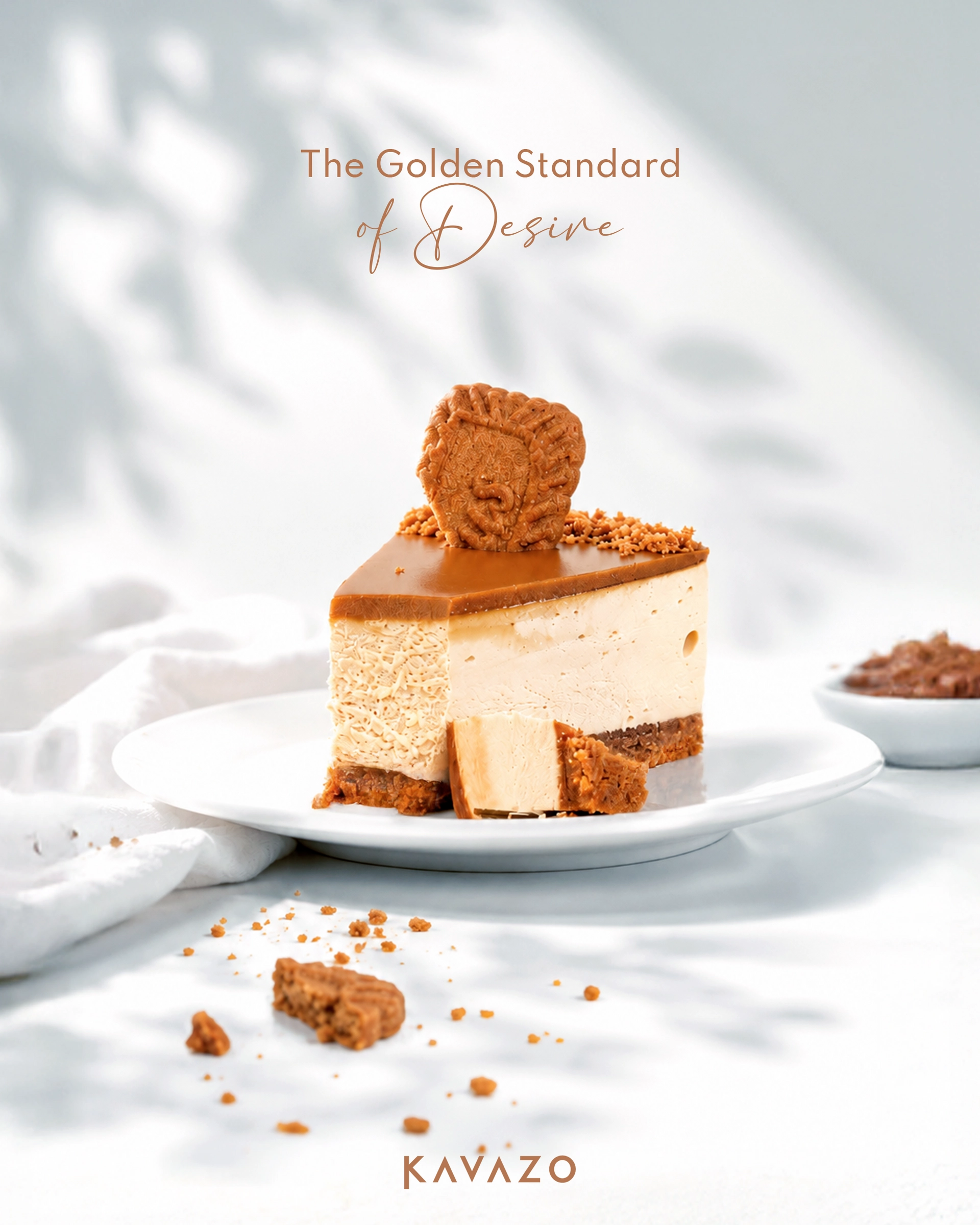 Biscoff Cheesecake Slice | Kavazo