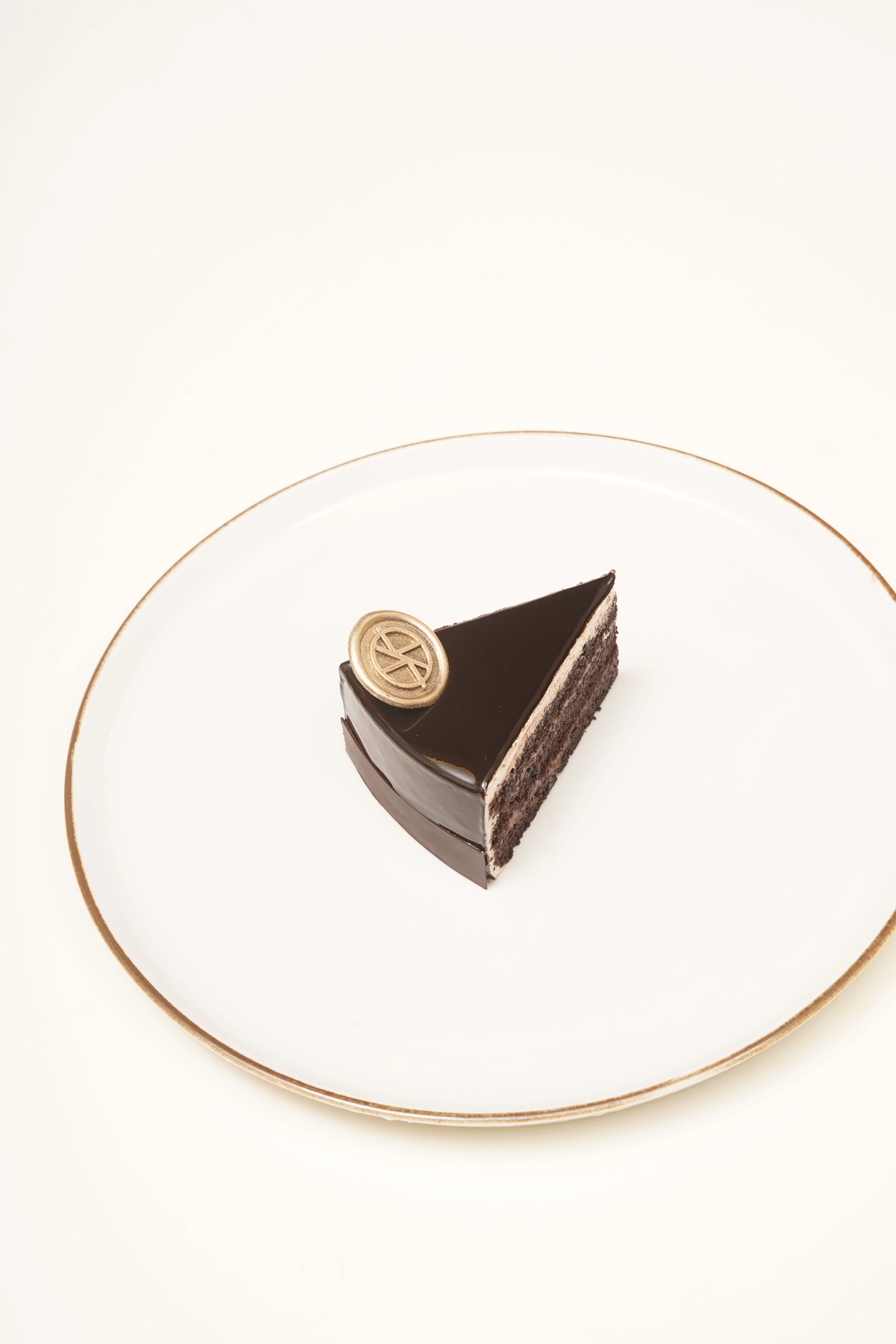 Classic Italian Chocolate Cake Slice