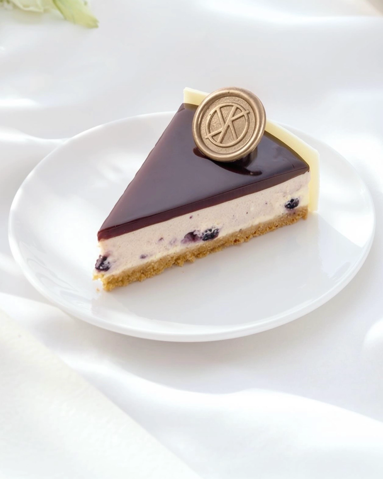 Blueberry Cheesecake Slice