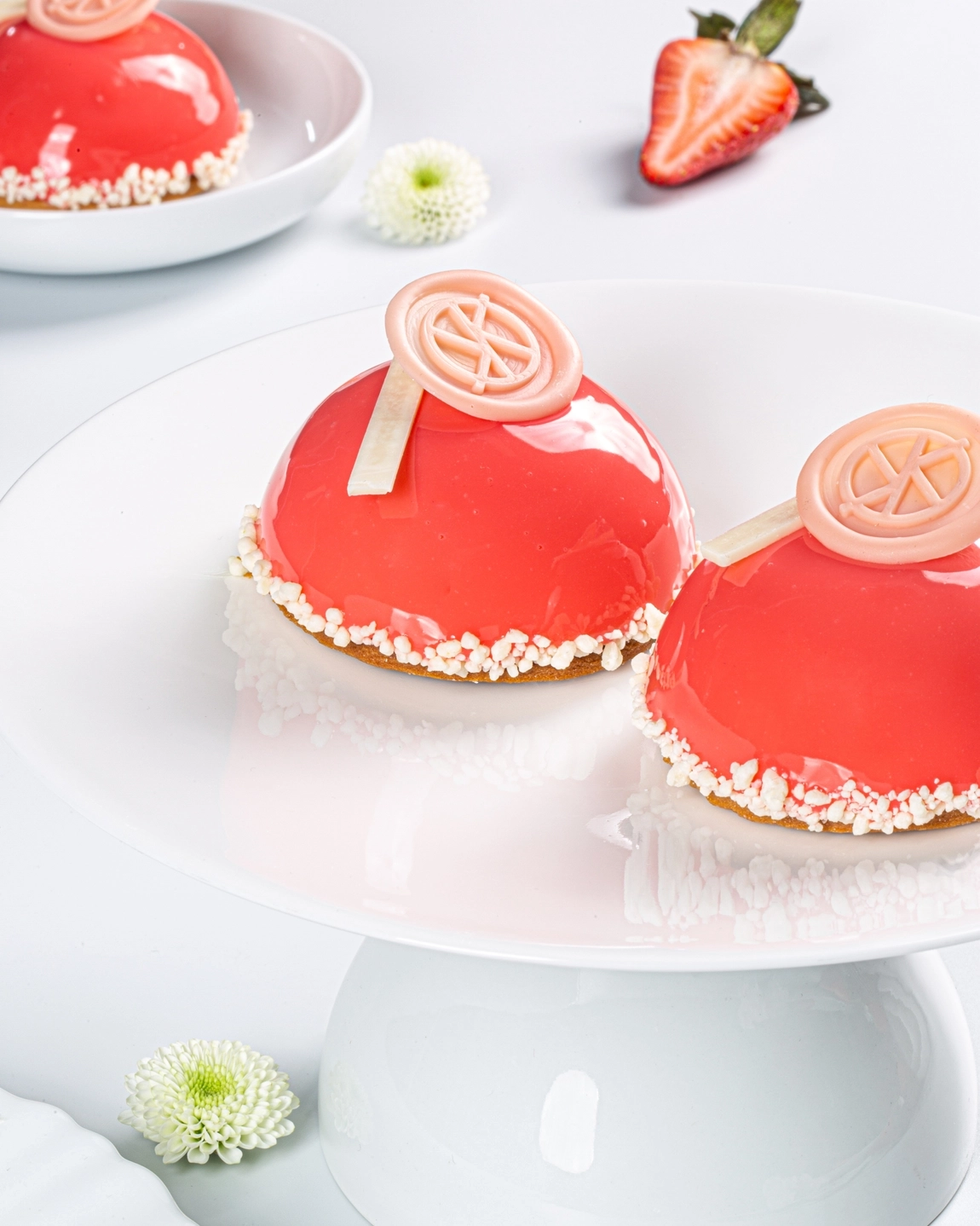 Silky Strawberry Dome