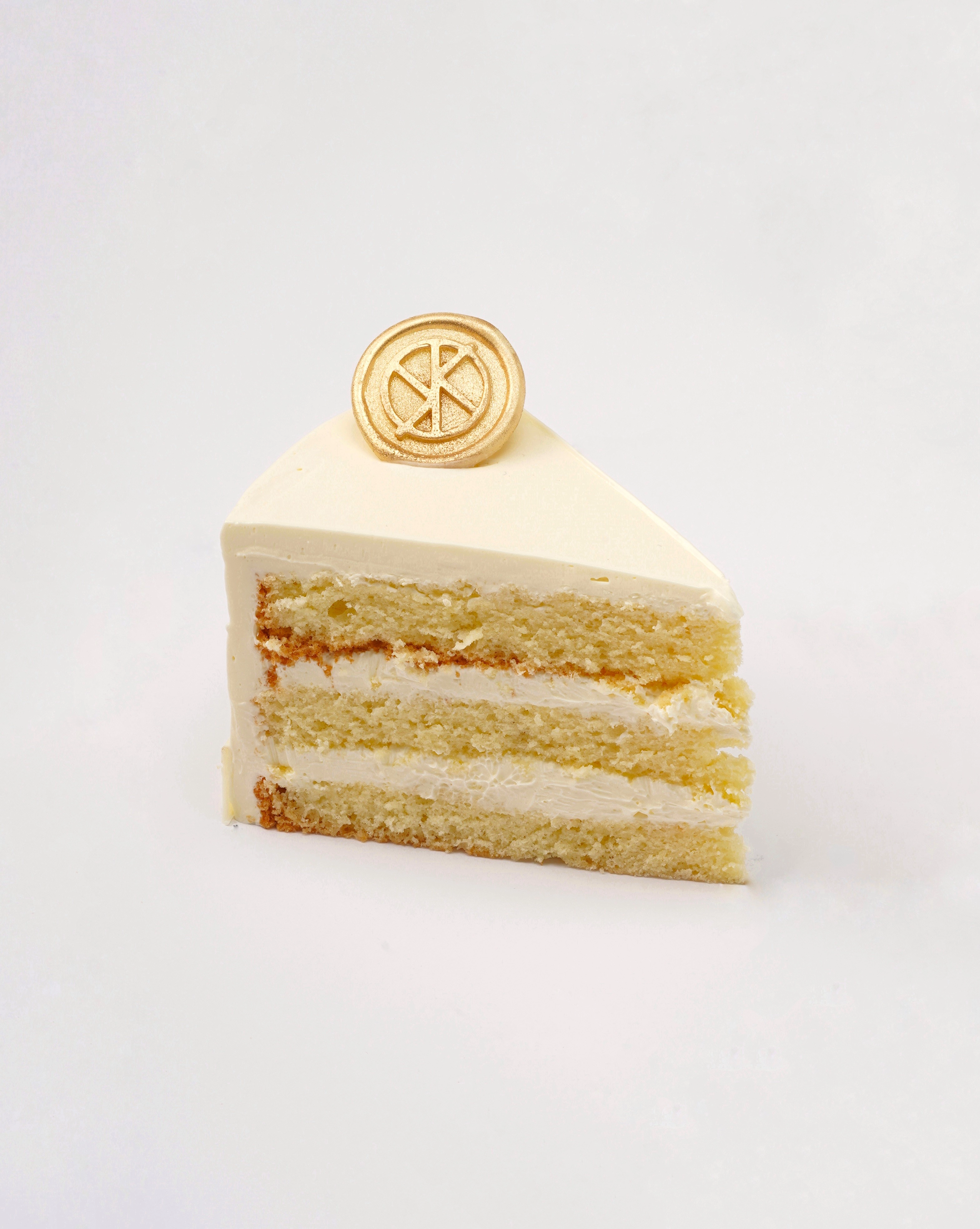 Basic Buttery Vanilla Cake Slice