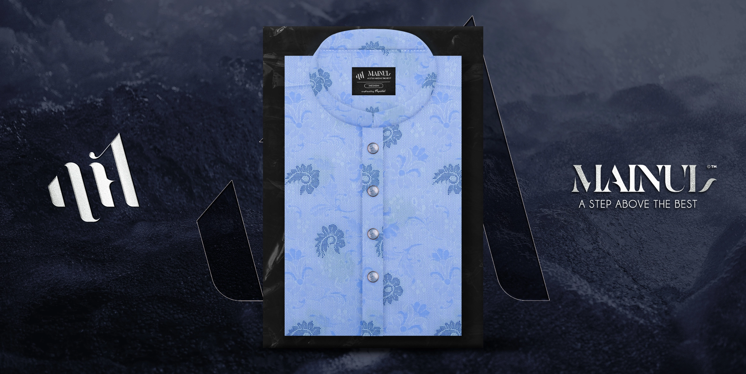 Azure Bloom – Sky Jacquard Edition