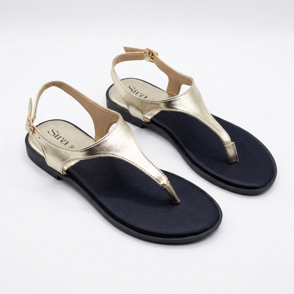 Sira Champagne Glide Flats