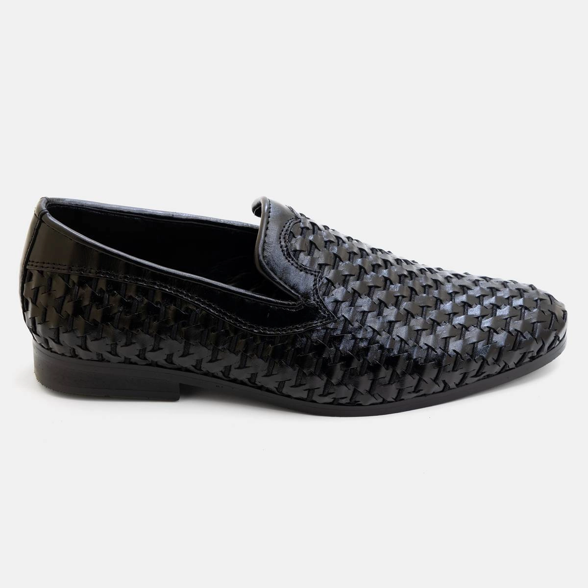Trigon Braided Loafer in Leather & Yarn