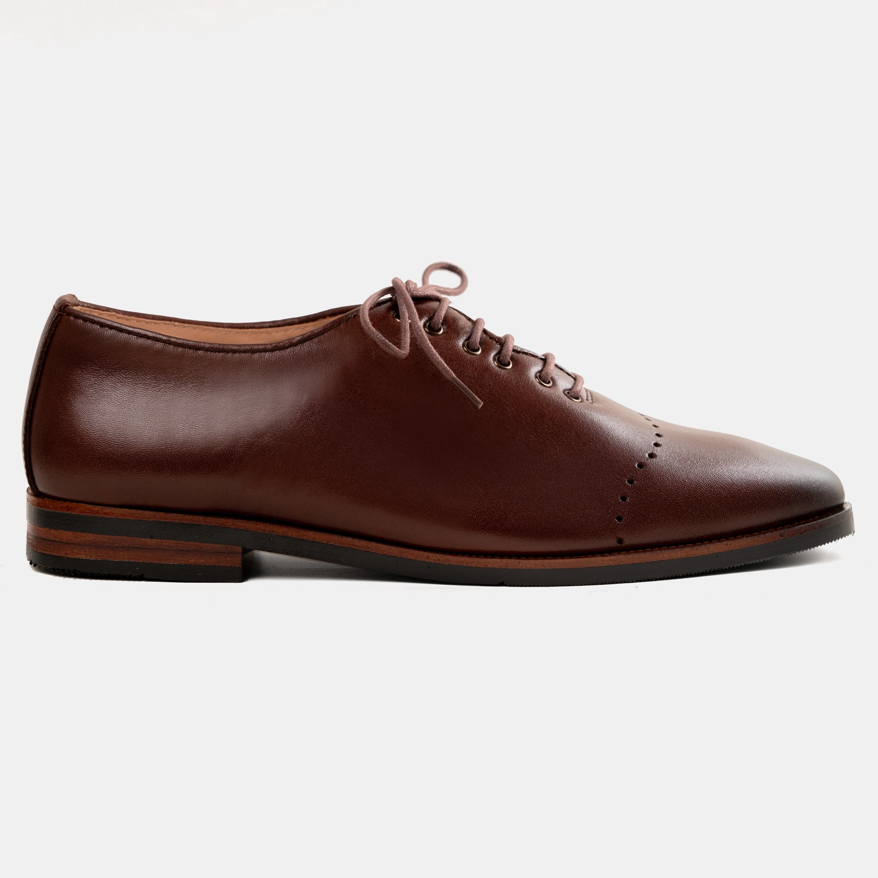Frye || Mixed Leather Wingtip‎ Oxford Derby Shoes Brown 10.5 Wingtip Derby Brown | Thomas Bird | tblon.com main image 2