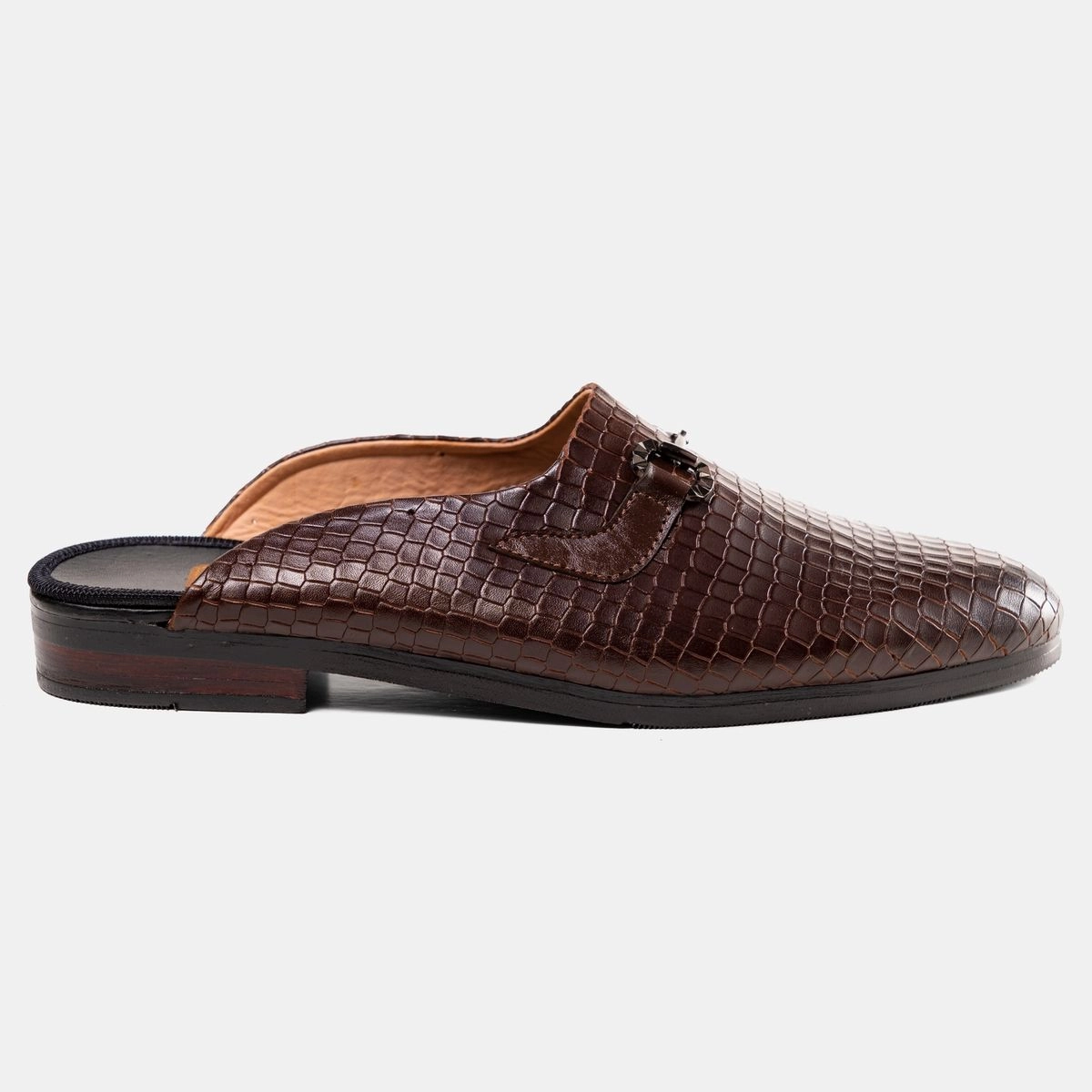 Croc Horse-bit Slipper Cocoa