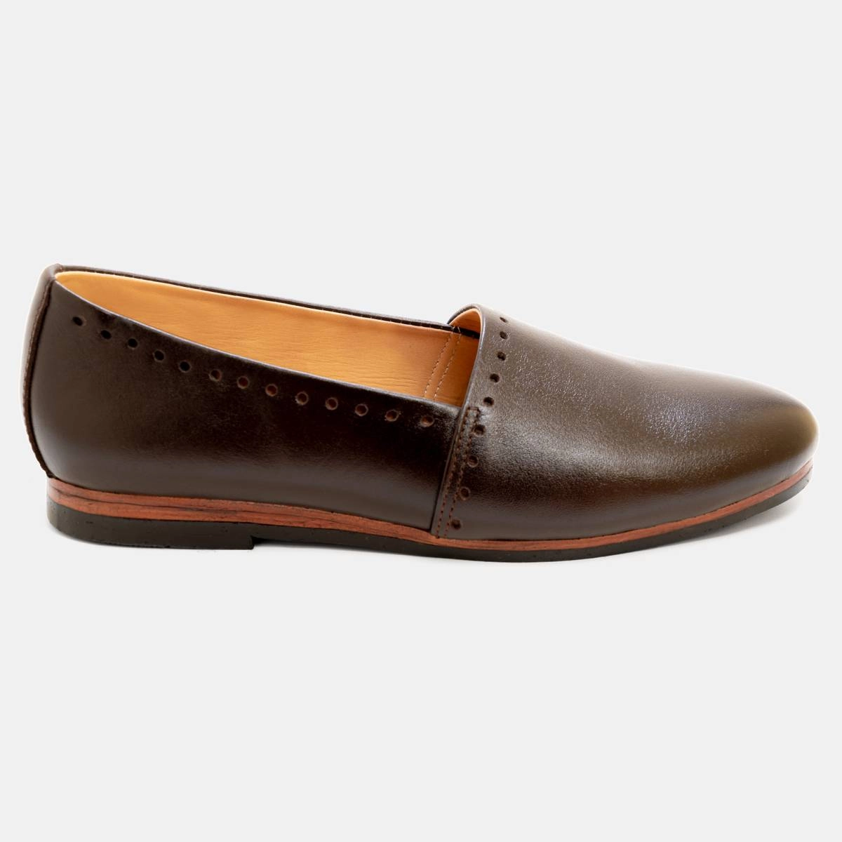 Mule Style Chocolate Loafer
