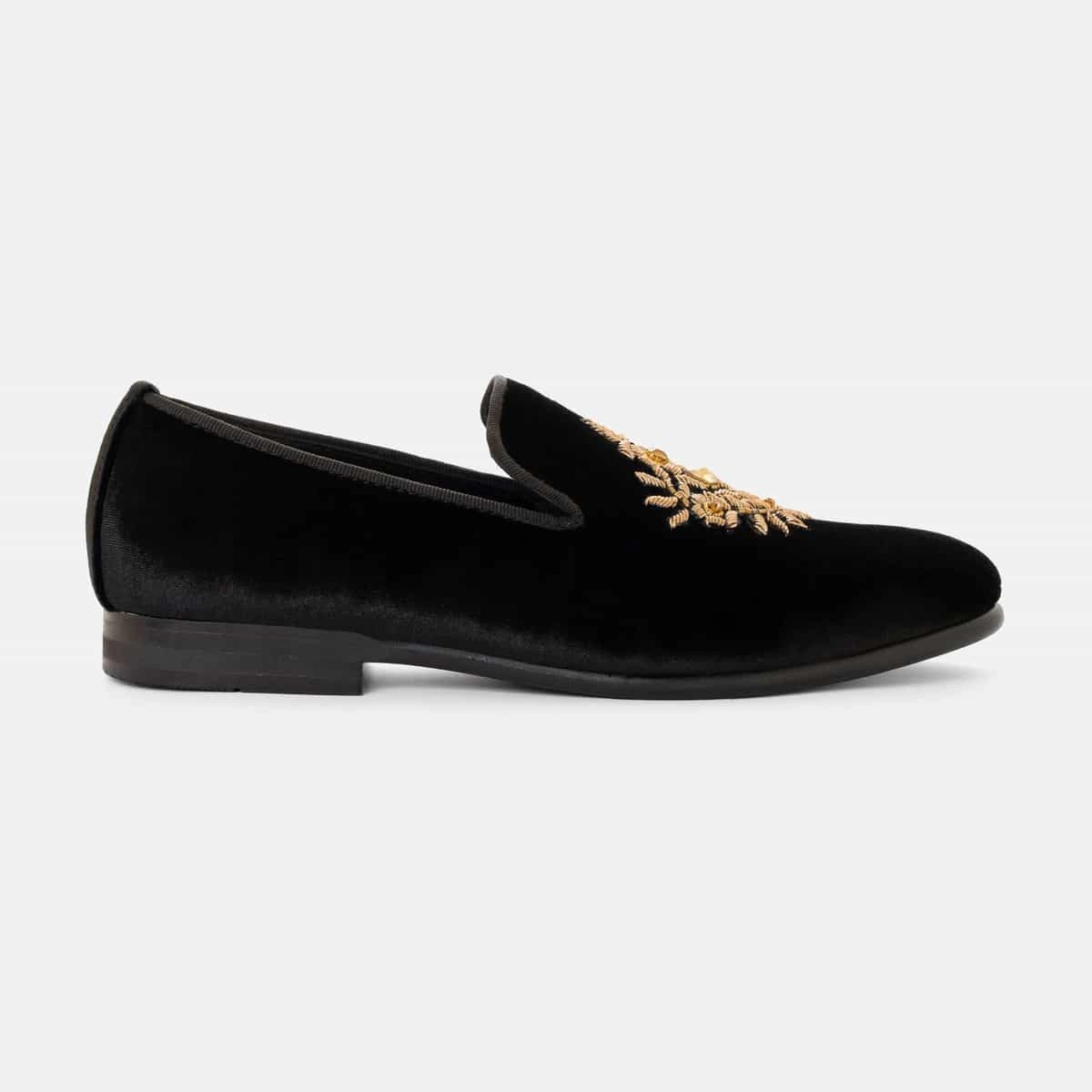 Zardozi Stone Velvet Slip-On
