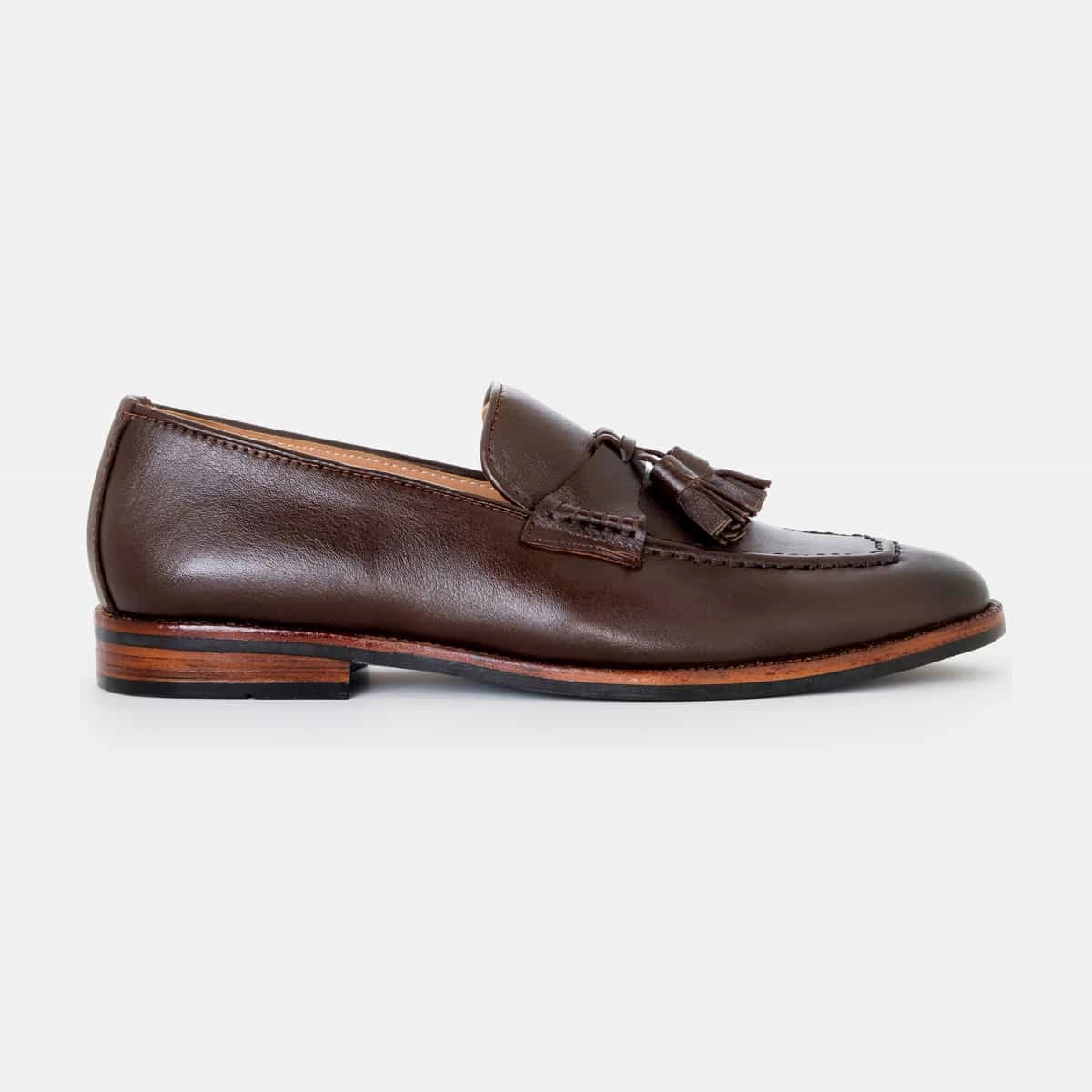 Tassel Loafer with Stitching