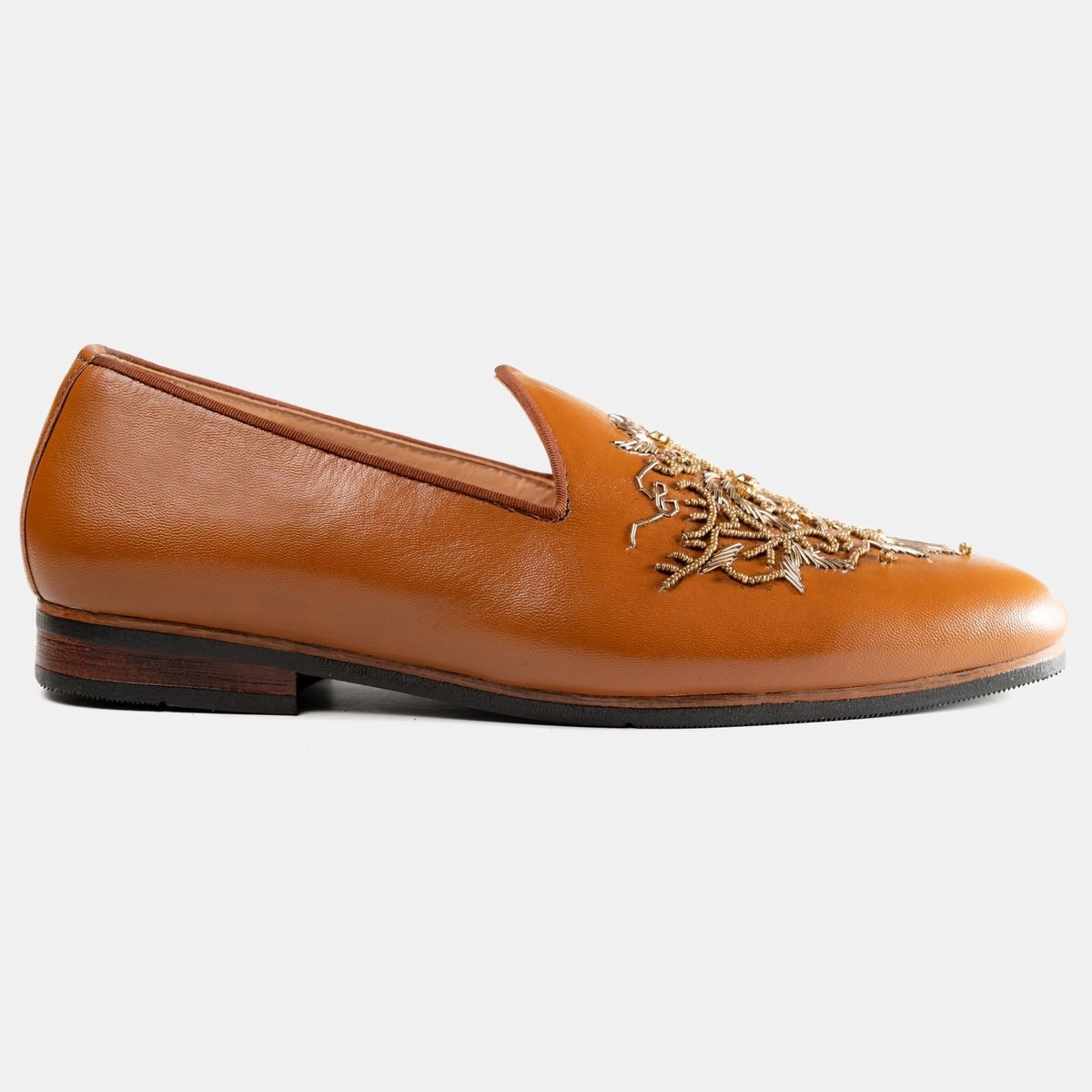 Z34 Artistic Golden on Mustard Leather