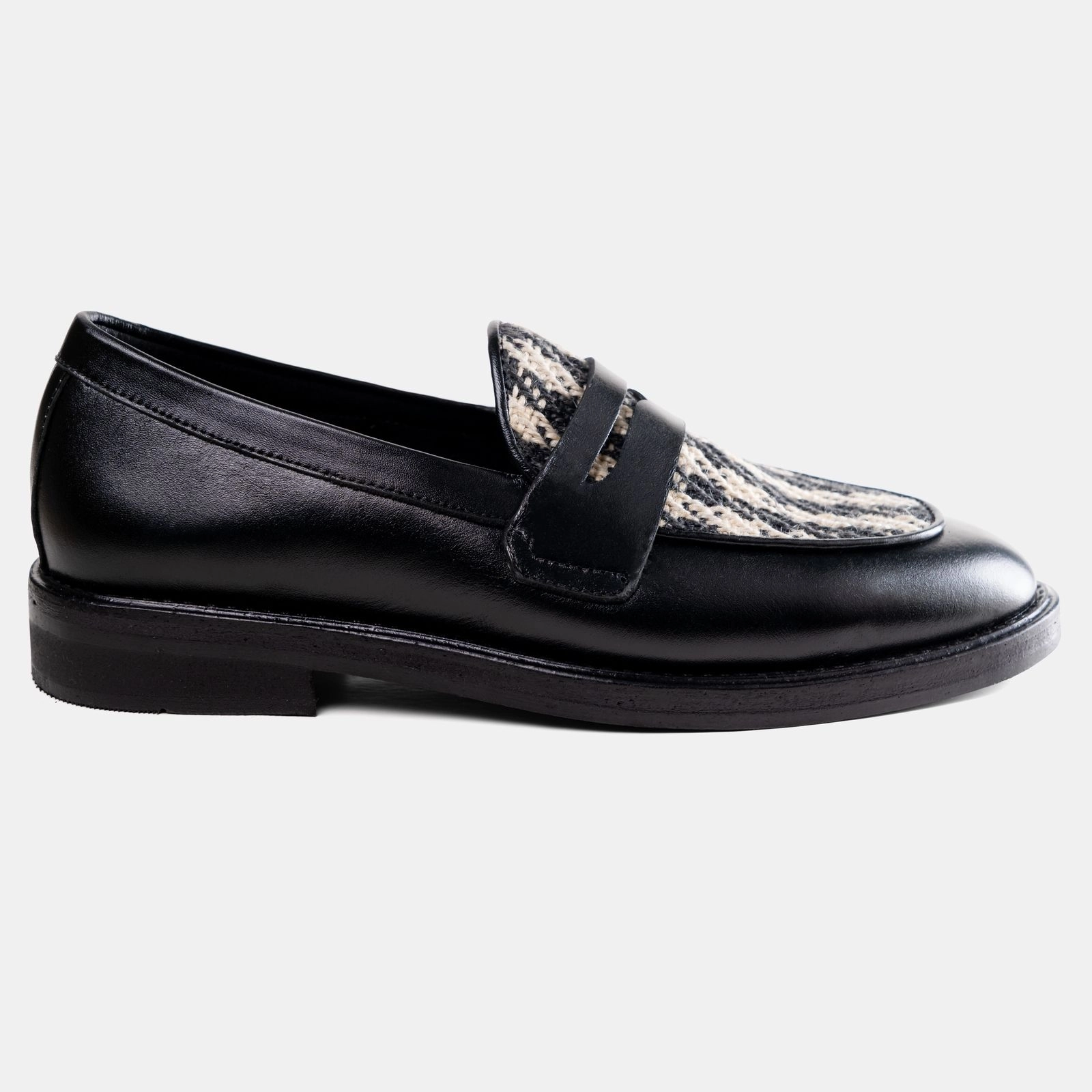 Jute X Leather Black