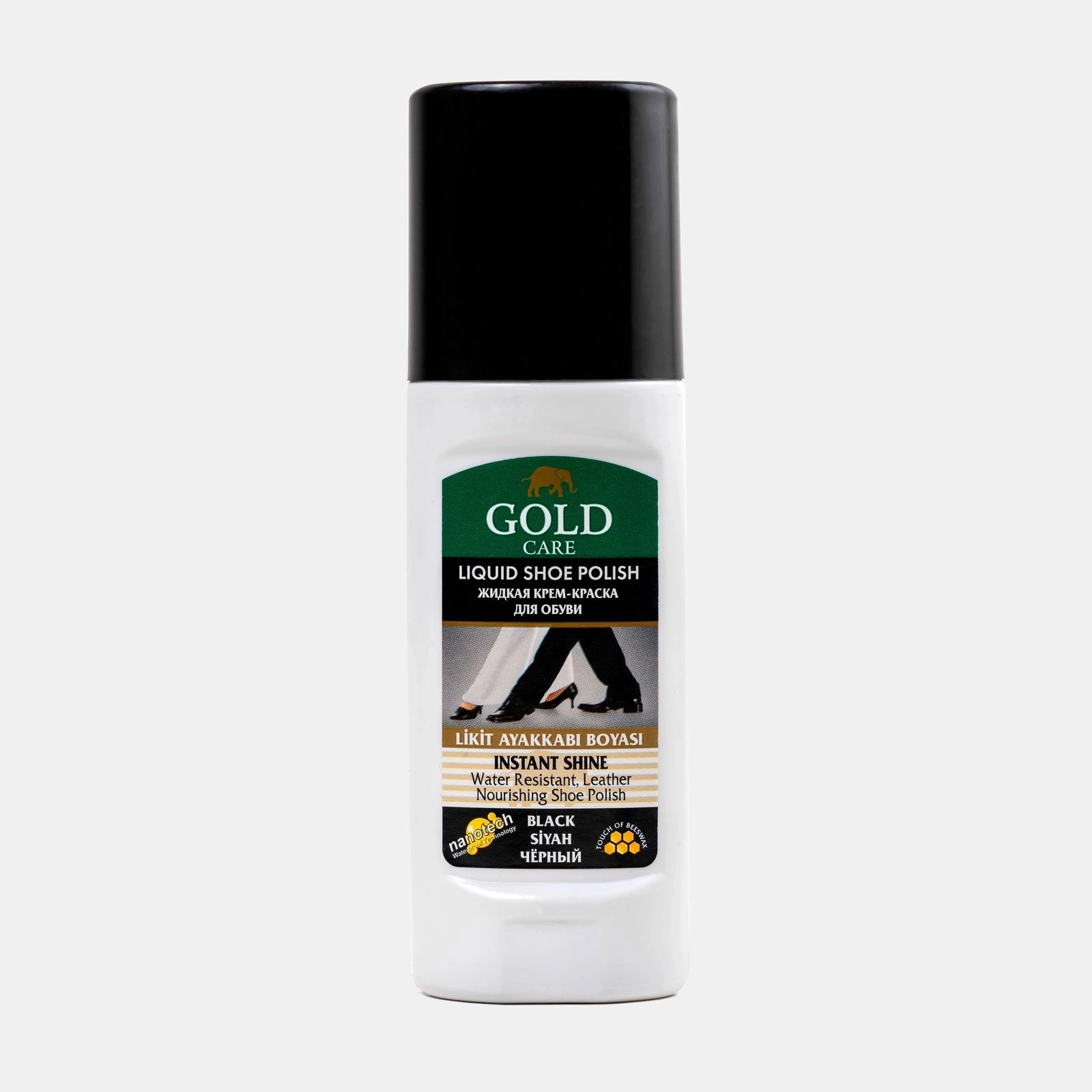 Gold Care Instant Shine Liquid Shoe Polish 75 ML