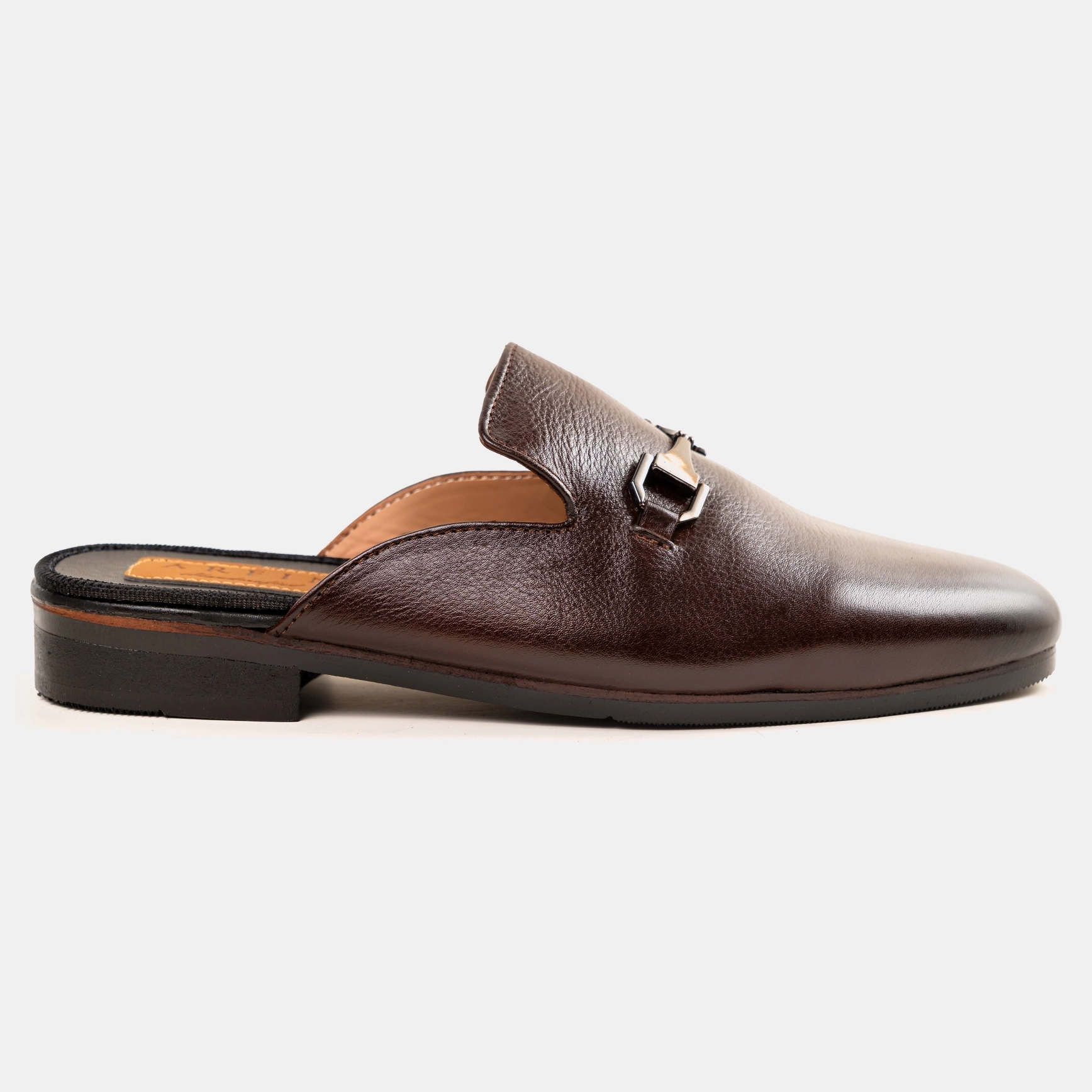 Gold Buckle Half Shoe cocoa