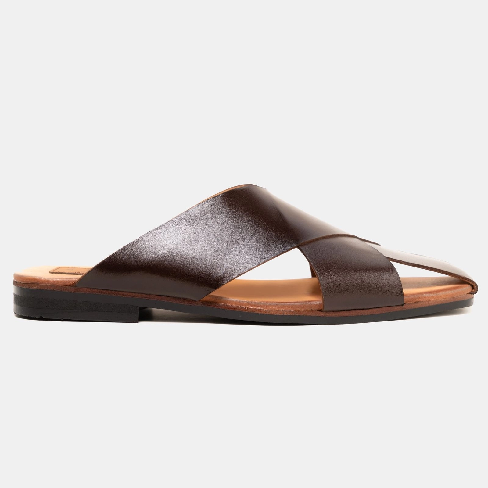 Criss-Cross Leather Sandal