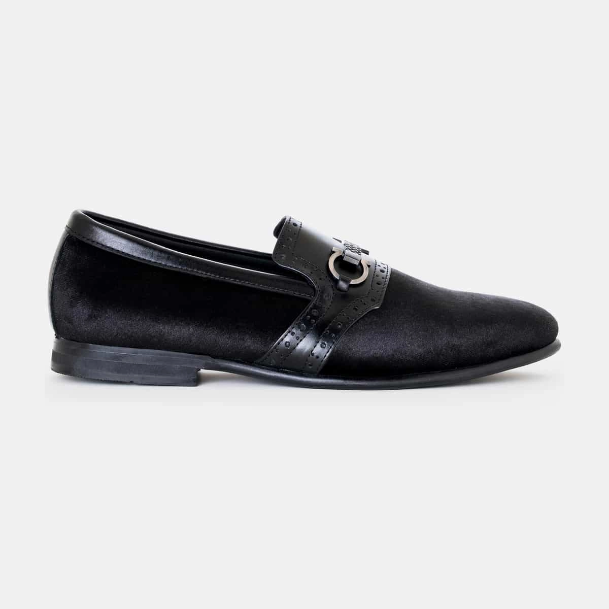 Velvet Multifaceted Bit Loafer