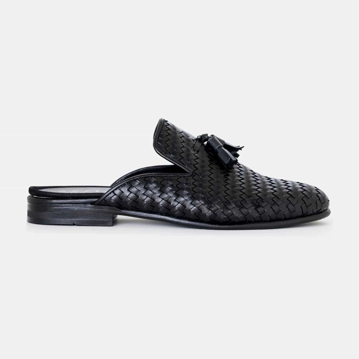 Half Braided Tassel Slipper