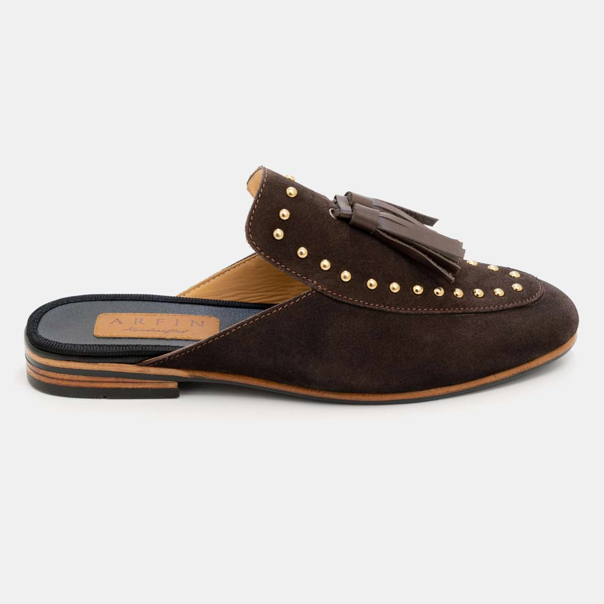 Rivet & Tassel Half Shoe
