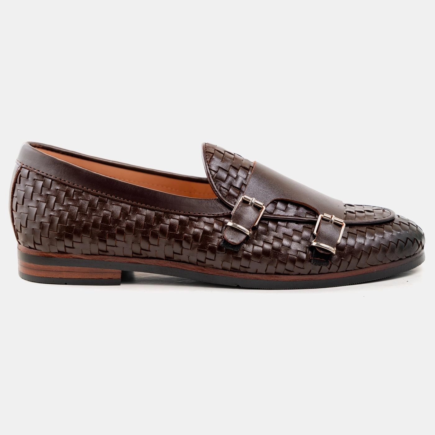 Braided Double Monk Loafer