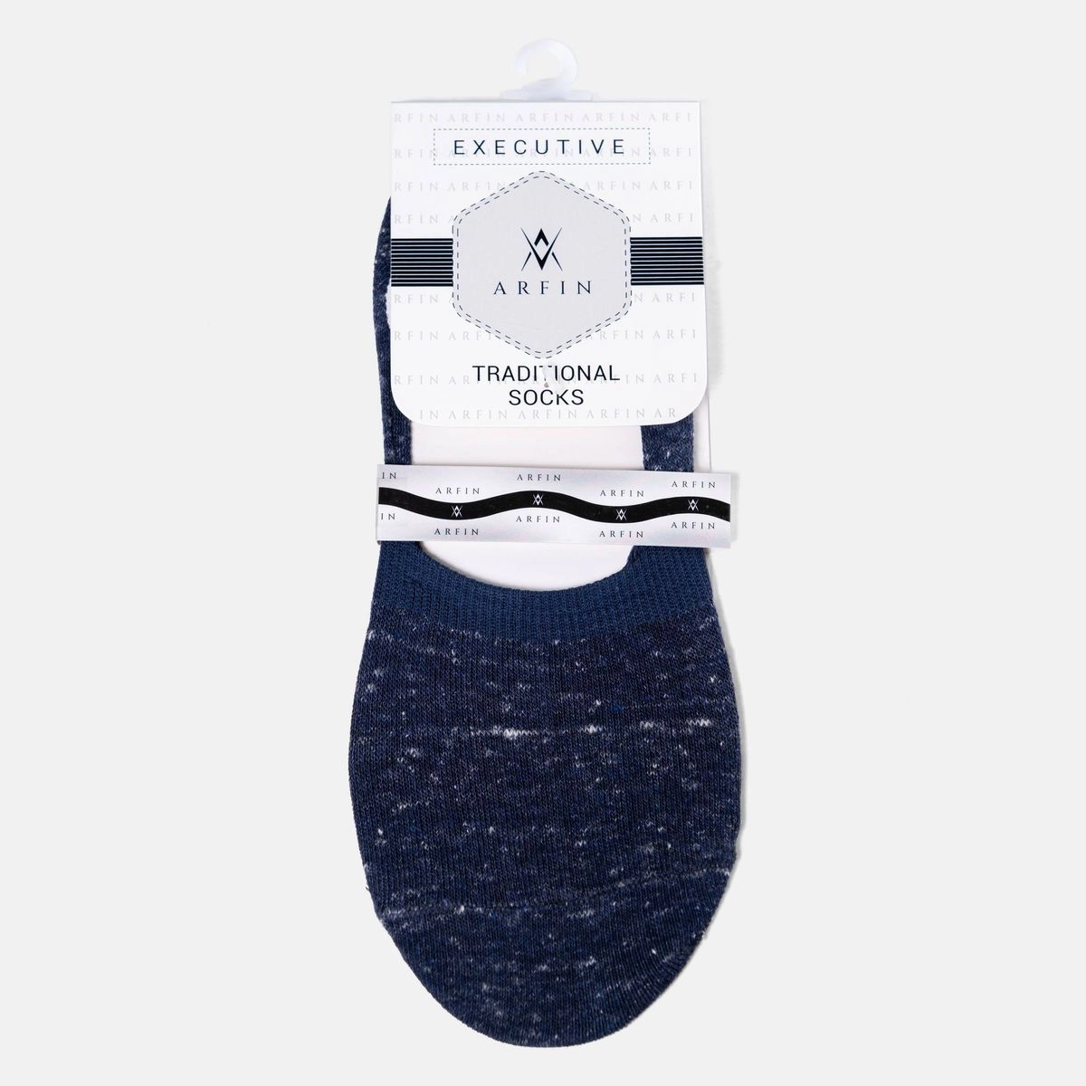 Paint Design Loafer Socks Blue
