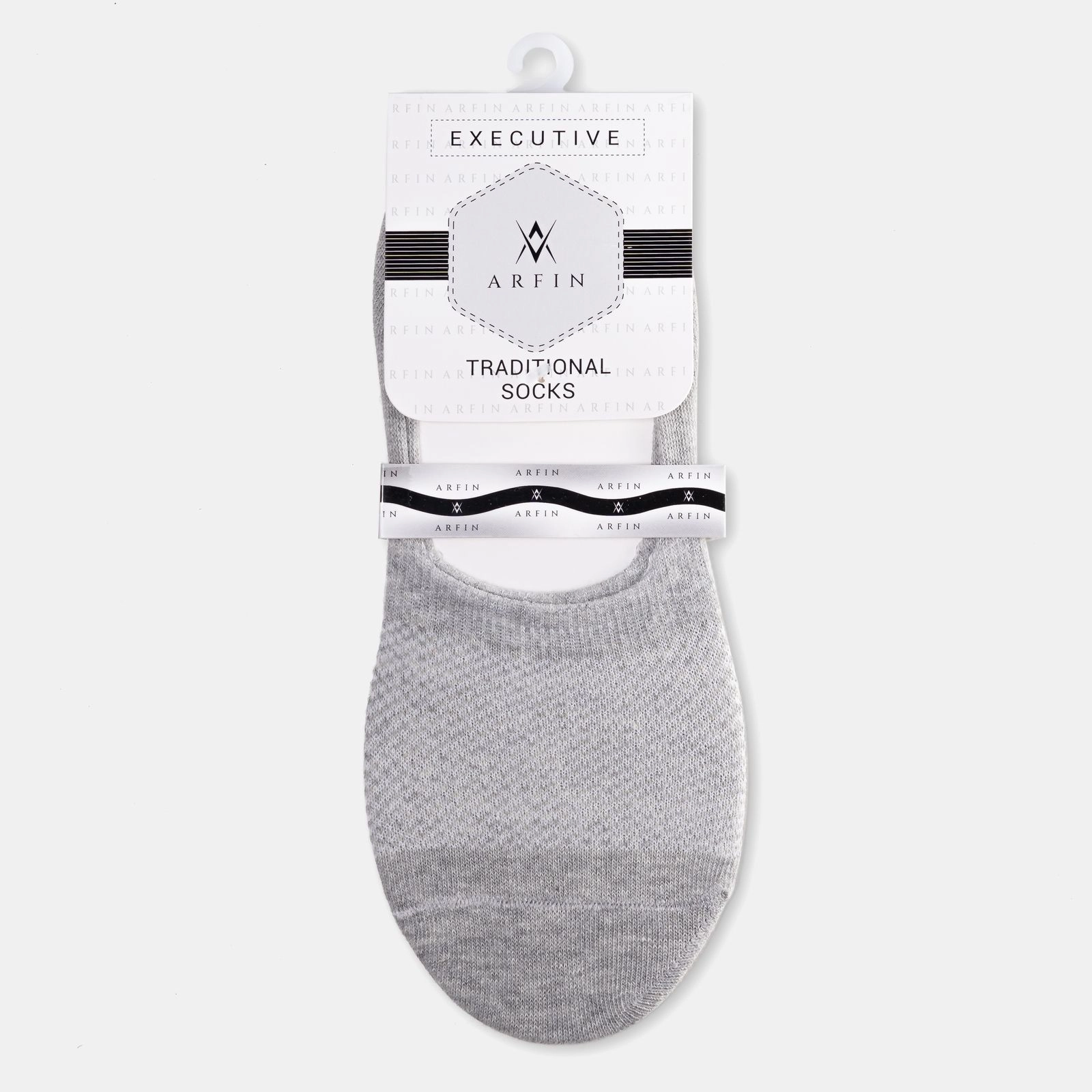 Plain Loafer Socks Grey