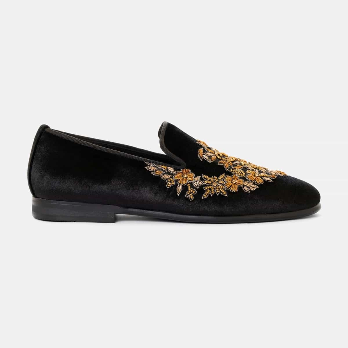 Floral Zardozi Slip-On