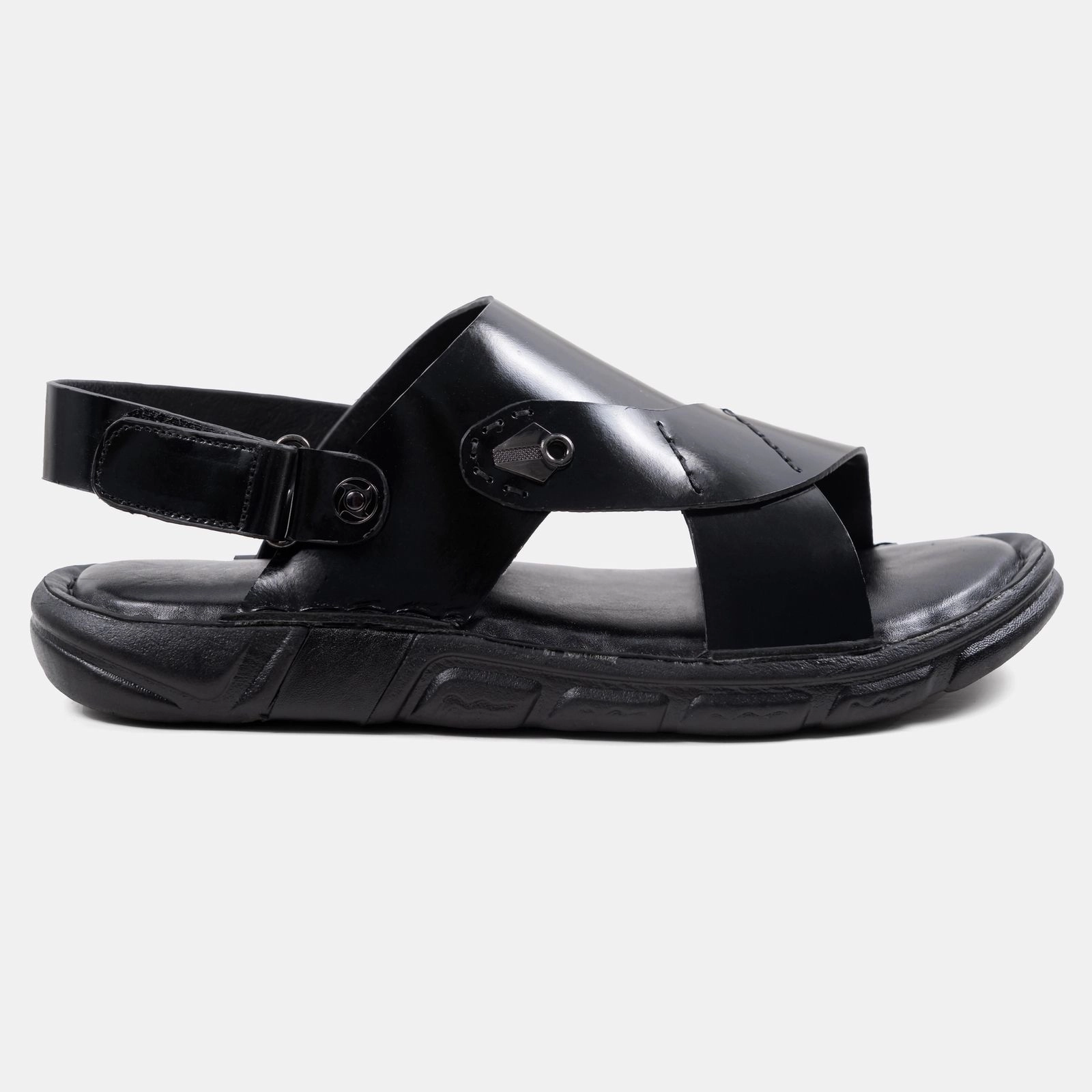Comfy Sole Handmade Patent Sandal