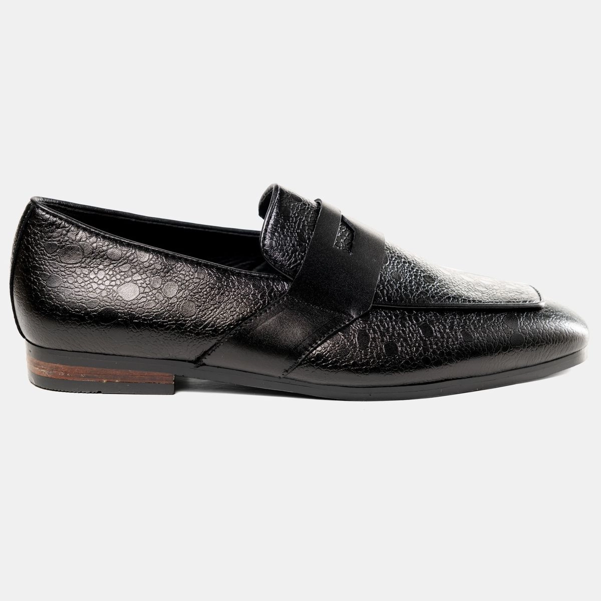 Embossed Penny Black