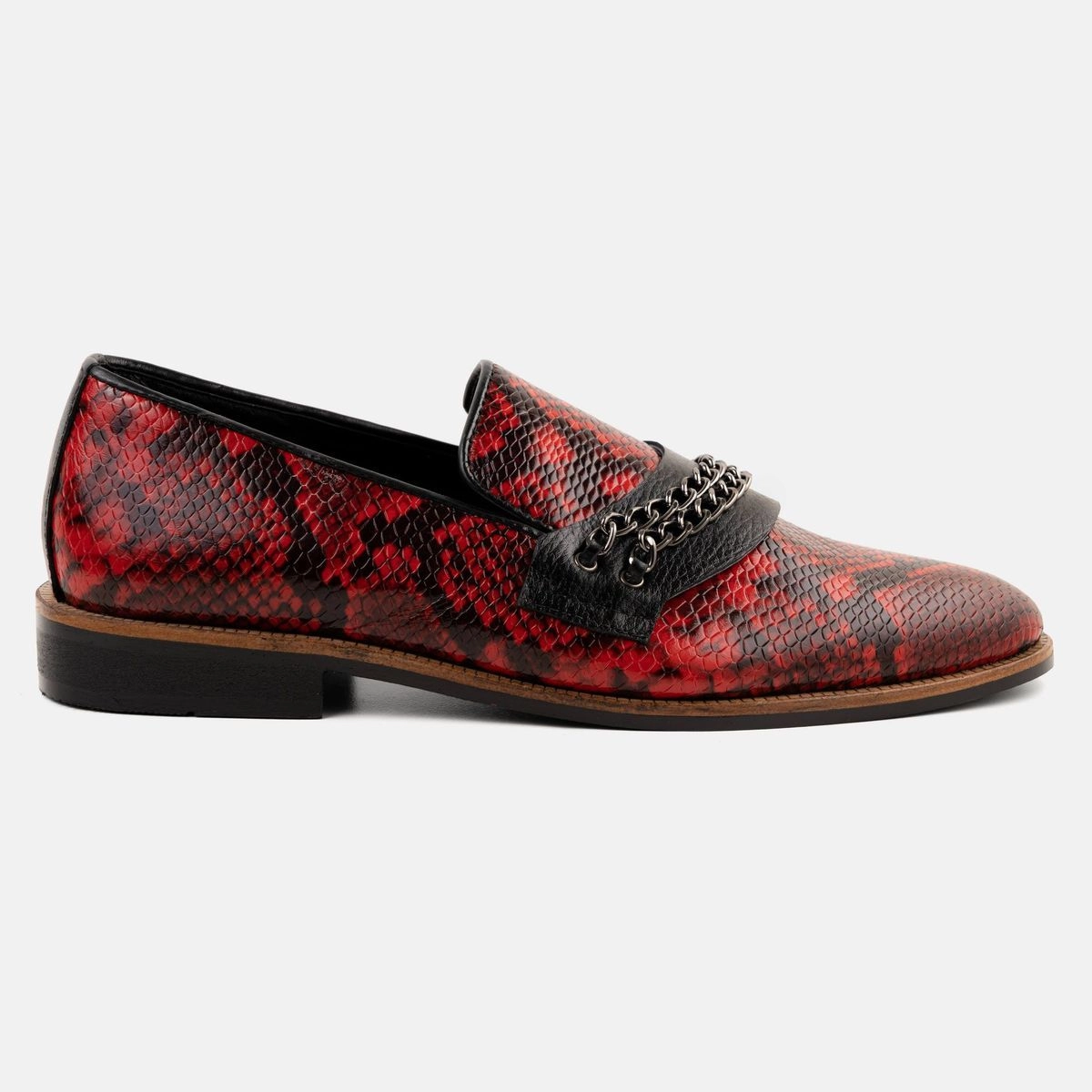 Red Chain Loafer