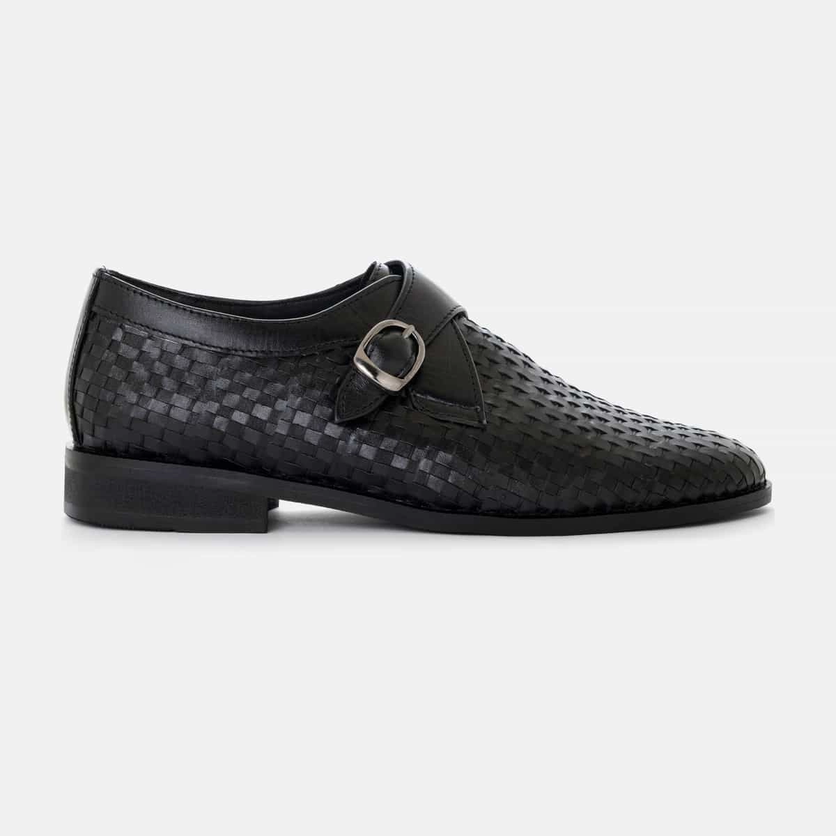 Woven Single Buckle Shoe