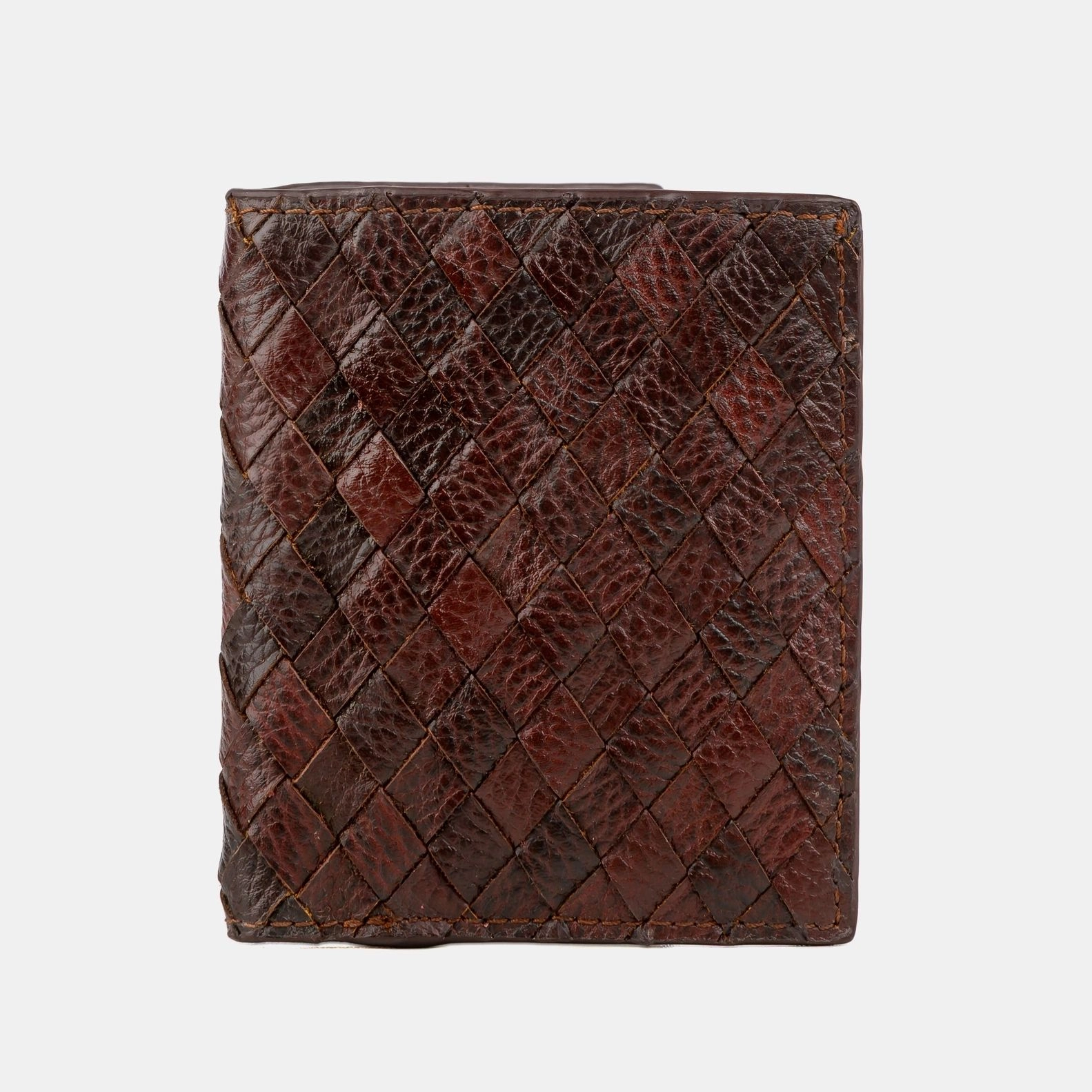 Antique Maroon Vertical Wallet