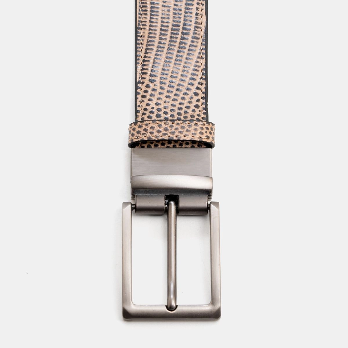 Textured Belt with Matte Buckle