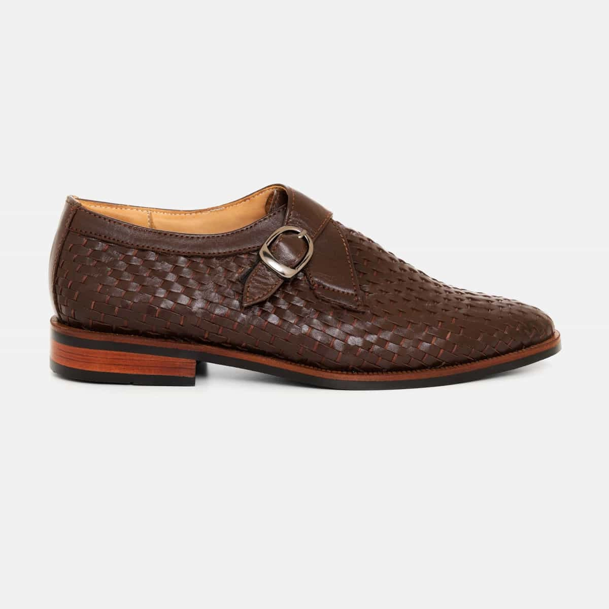 Woven Single Buckle Shoe