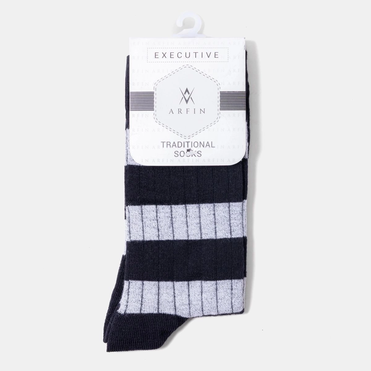 Black White Mixed Long Socks