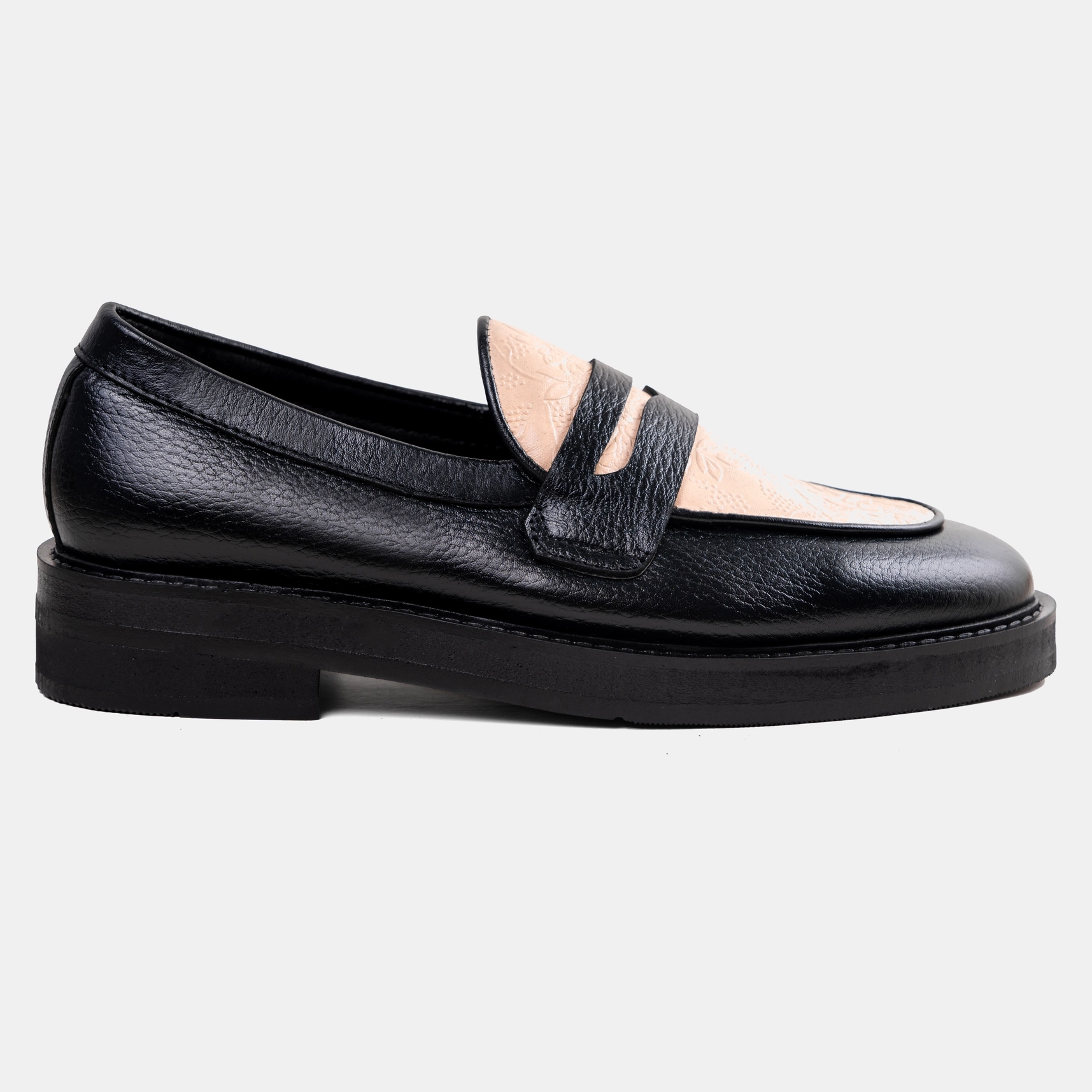 Black X White High Sole Penny