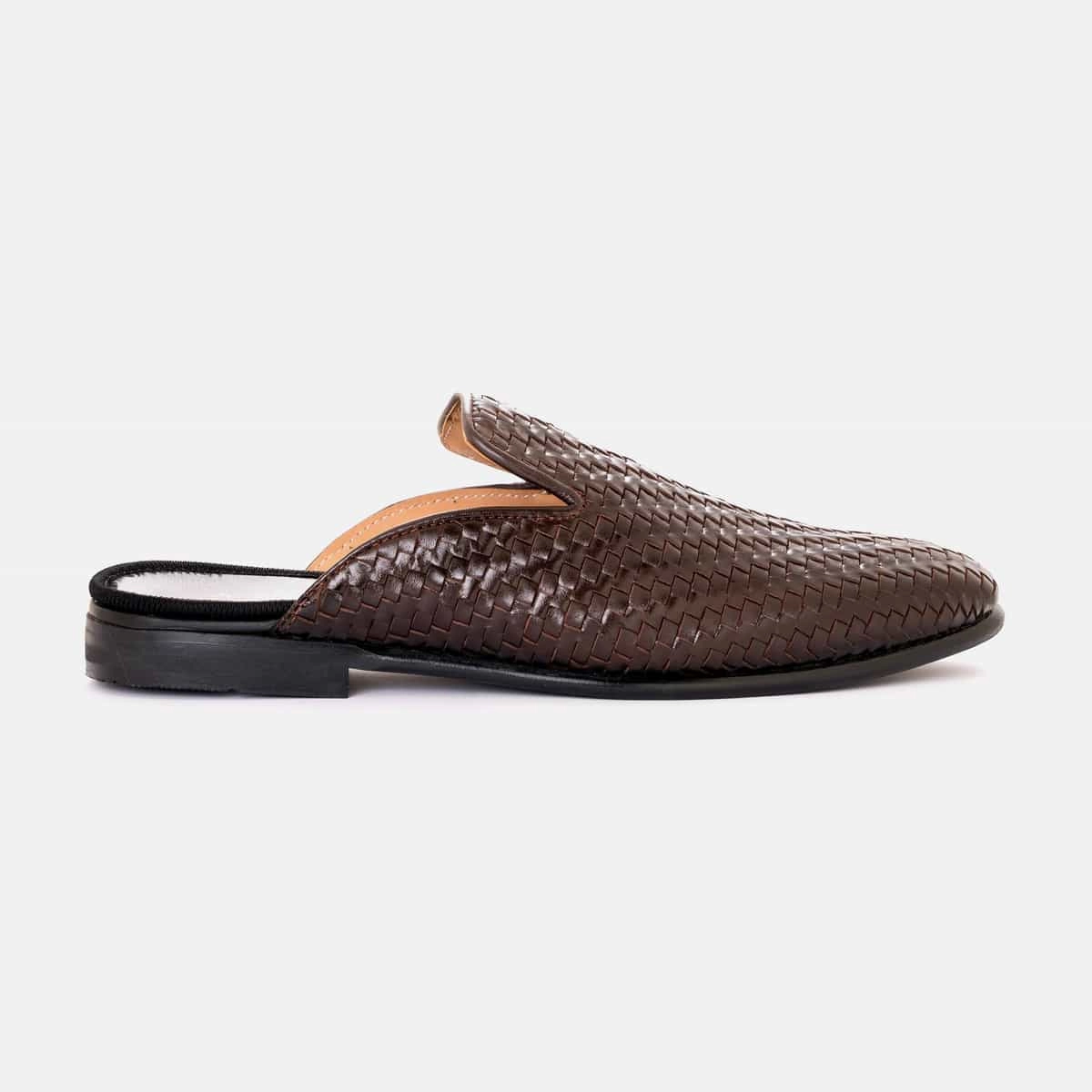 Braided Slipper in Cocoa