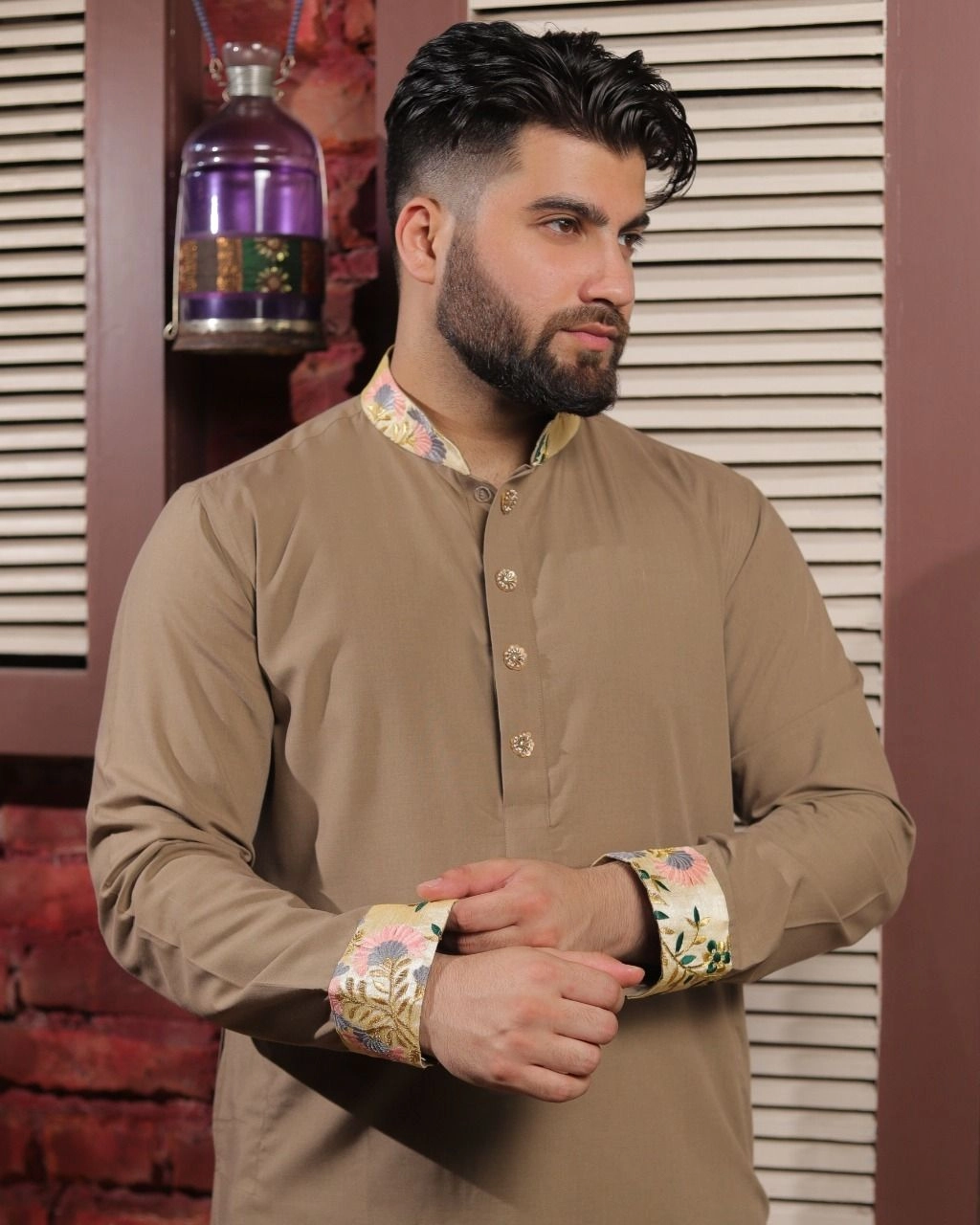 The Floral Nude Brown