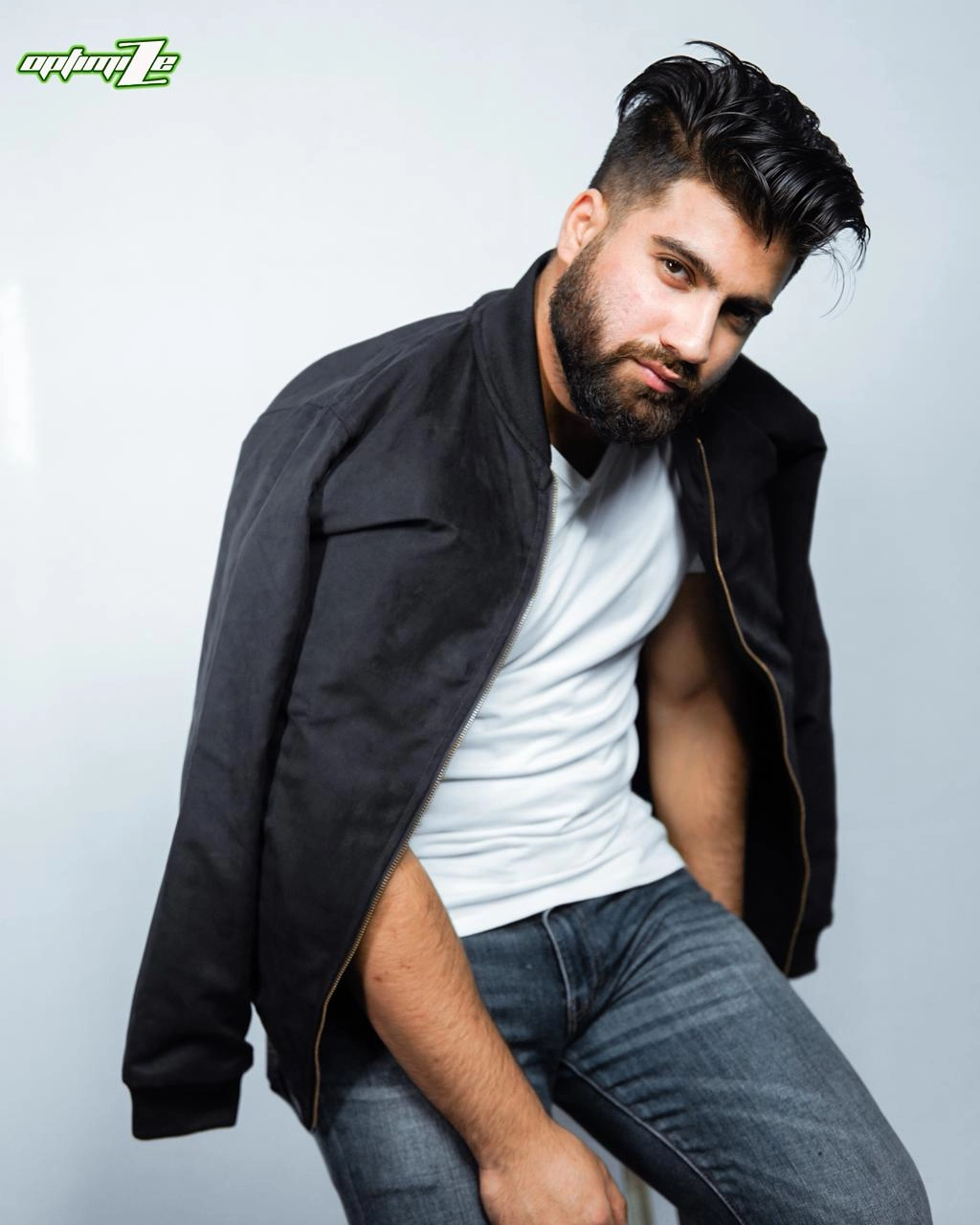 The Jade Black Suede Jacket