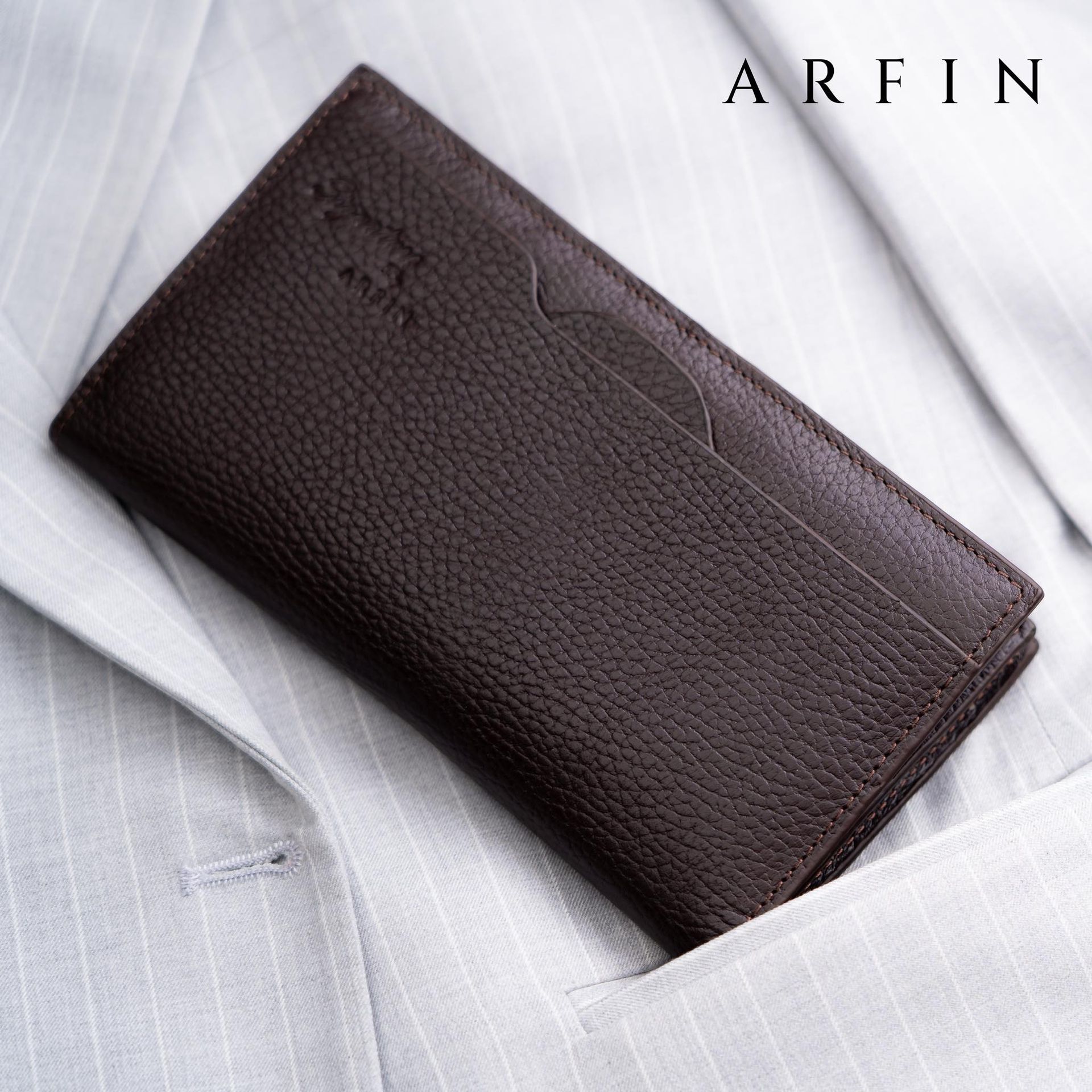 Antique Brown Multipurpose Long Wallet Image
