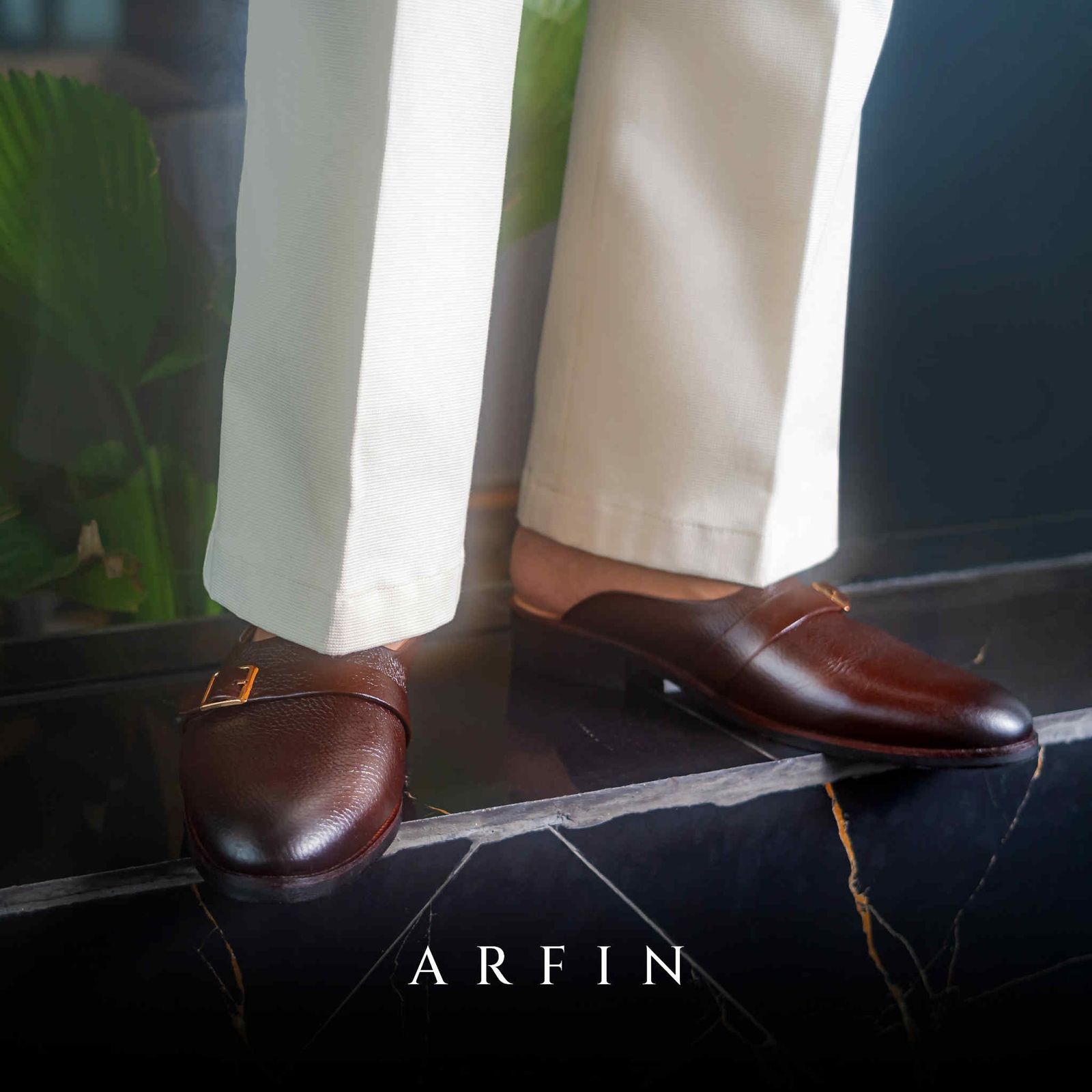 Cocoa Half Shoe Single Monk Image