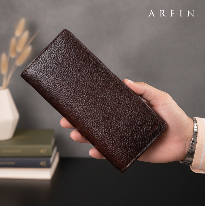 Antique Maroon Multifunction Long Wallet Image