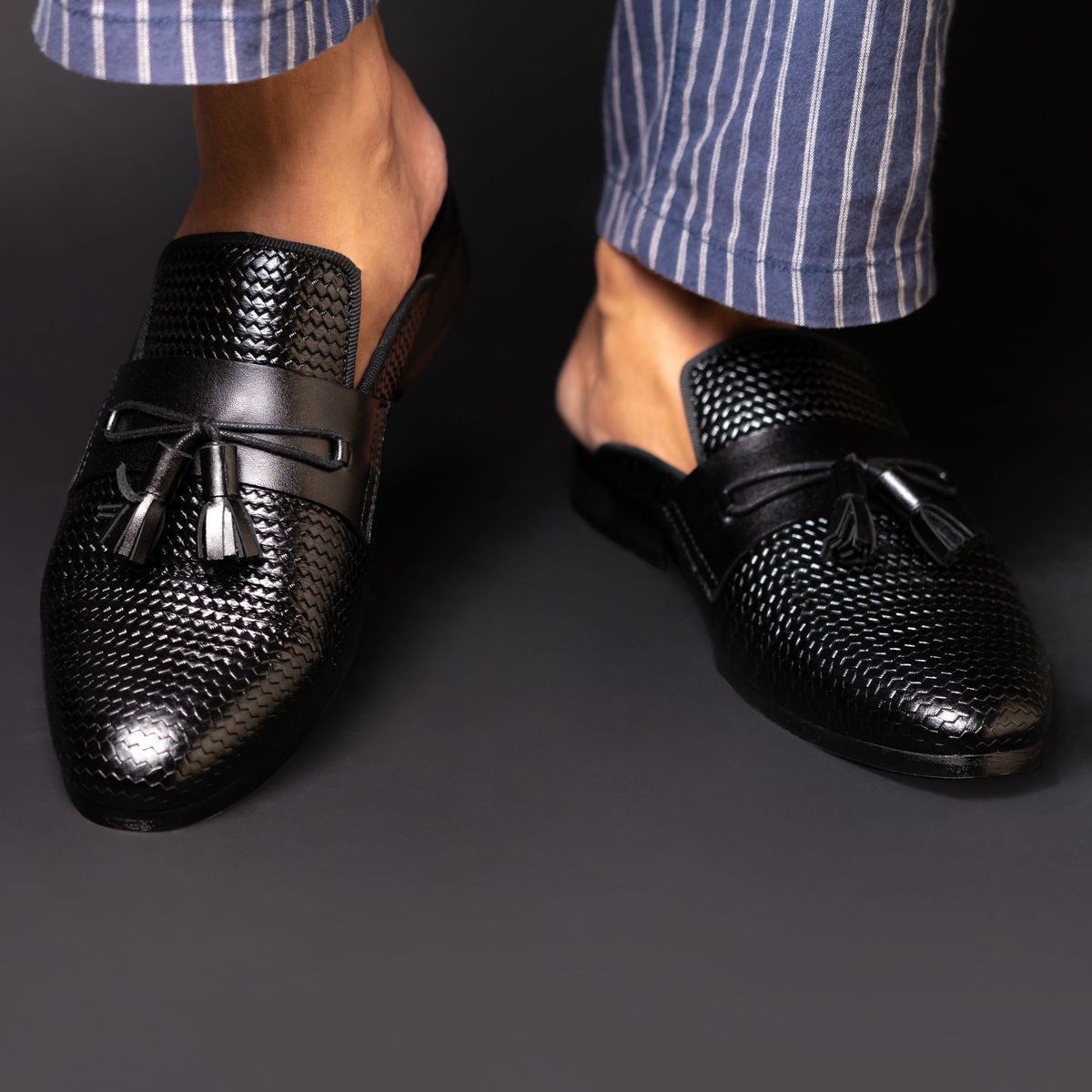 Ribbon Tassel Half Shoe Image