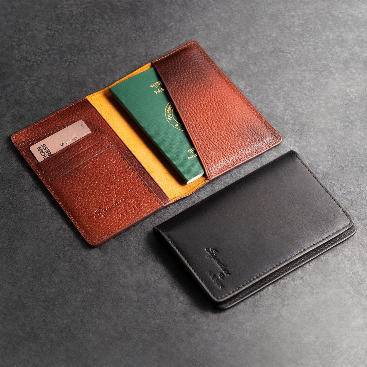 Passport Cover Black Image