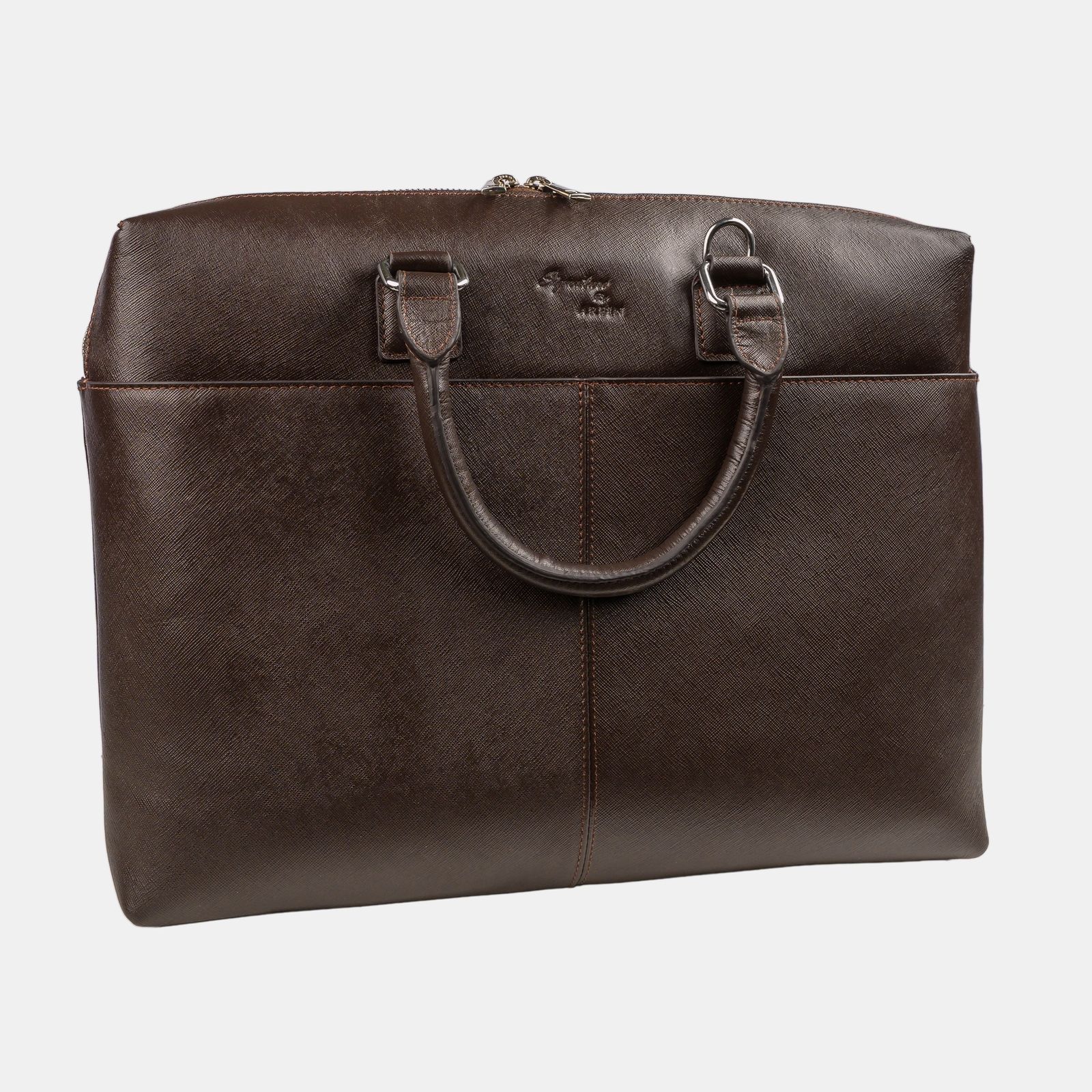 Saffiano Cocoa Premium Executive Bag
